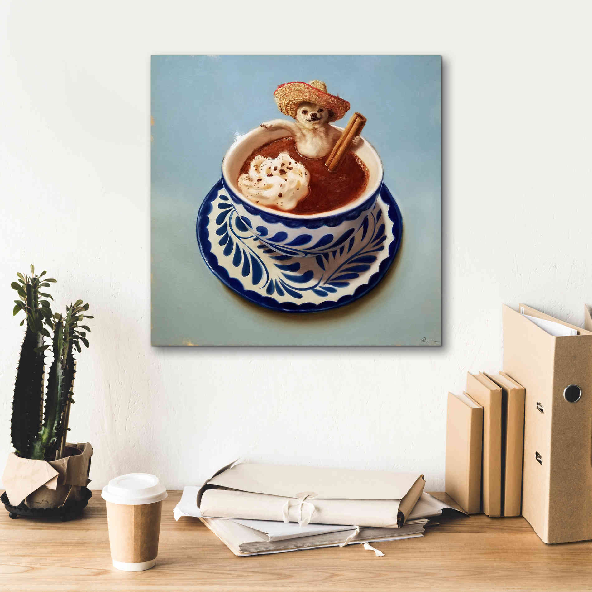 'Mexican Hot Chocolate' by Lucia Heffernan, Canvas Wall Art,18x18