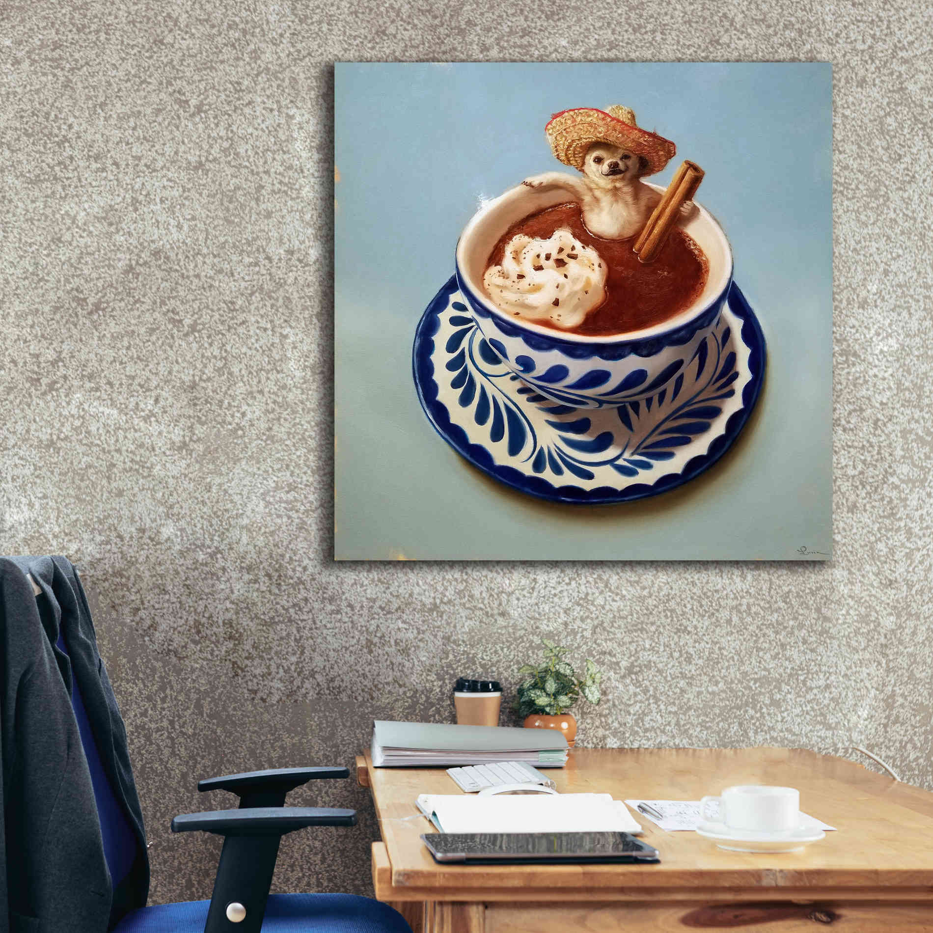 'Mexican Hot Chocolate' by Lucia Heffernan, Canvas Wall Art,37x37