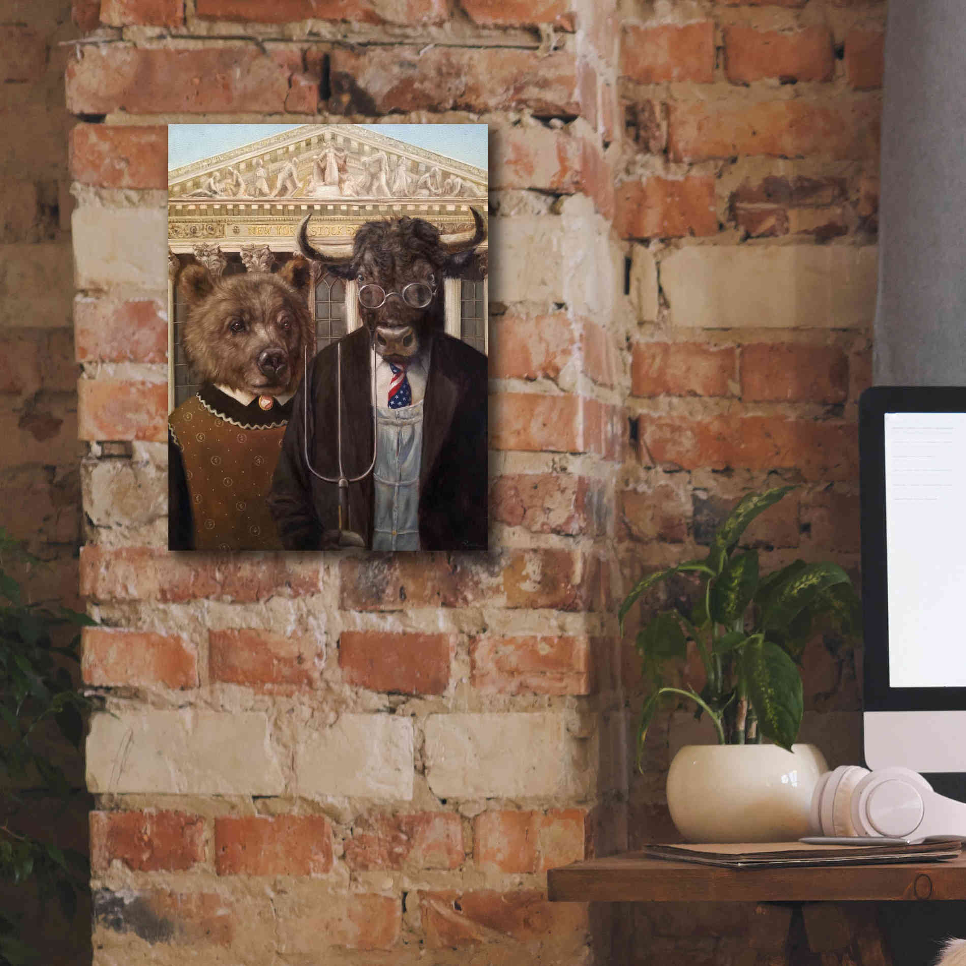 'Wallstreet Gothic 2' by Lucia Heffernan, Canvas Wall Art,12x16