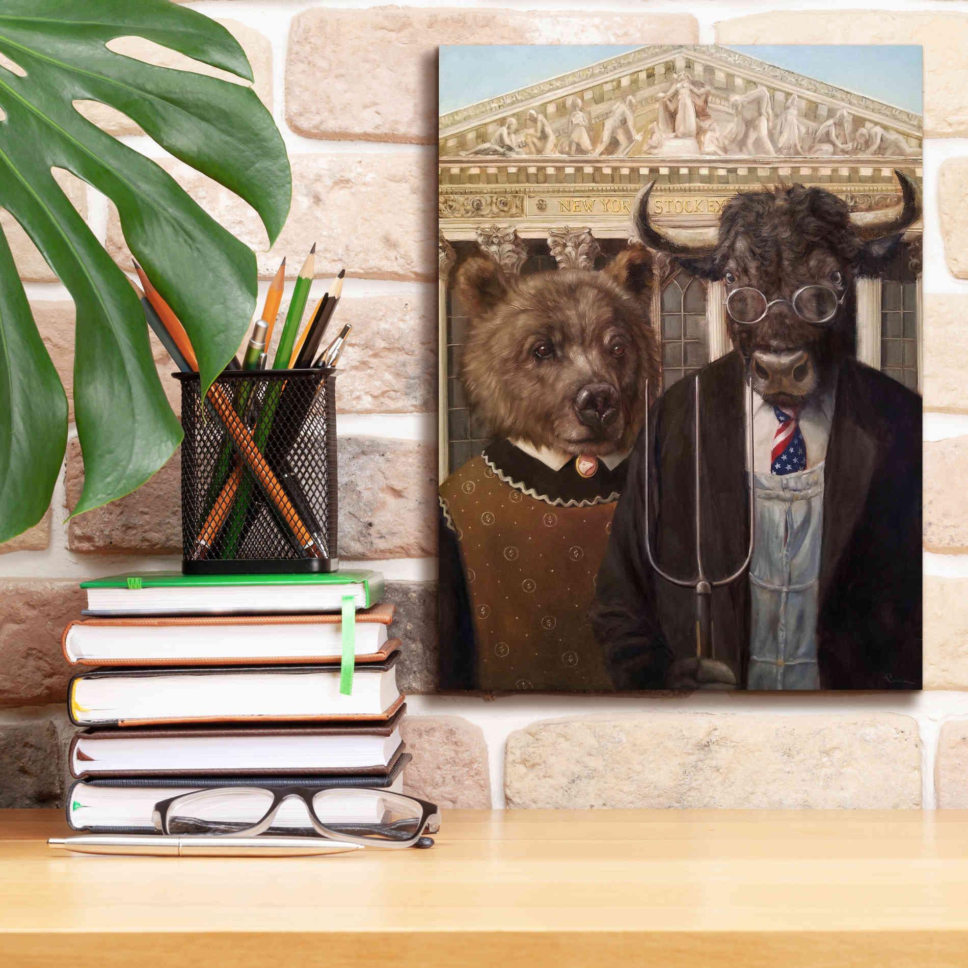 'Wallstreet Gothic 2' by Lucia Heffernan, Canvas Wall Art,12x16