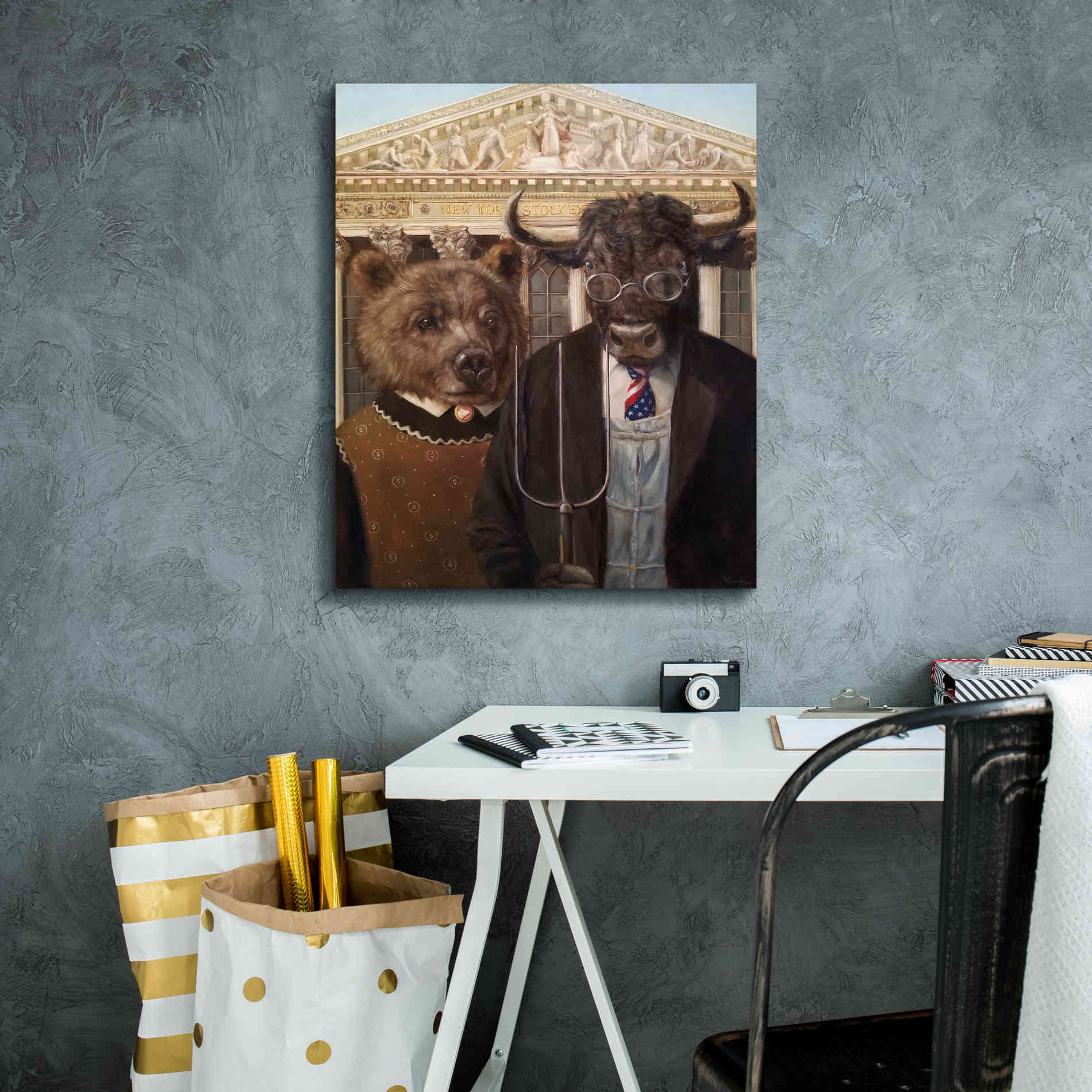 'Wallstreet Gothic 2' by Lucia Heffernan, Canvas Wall Art,20x24