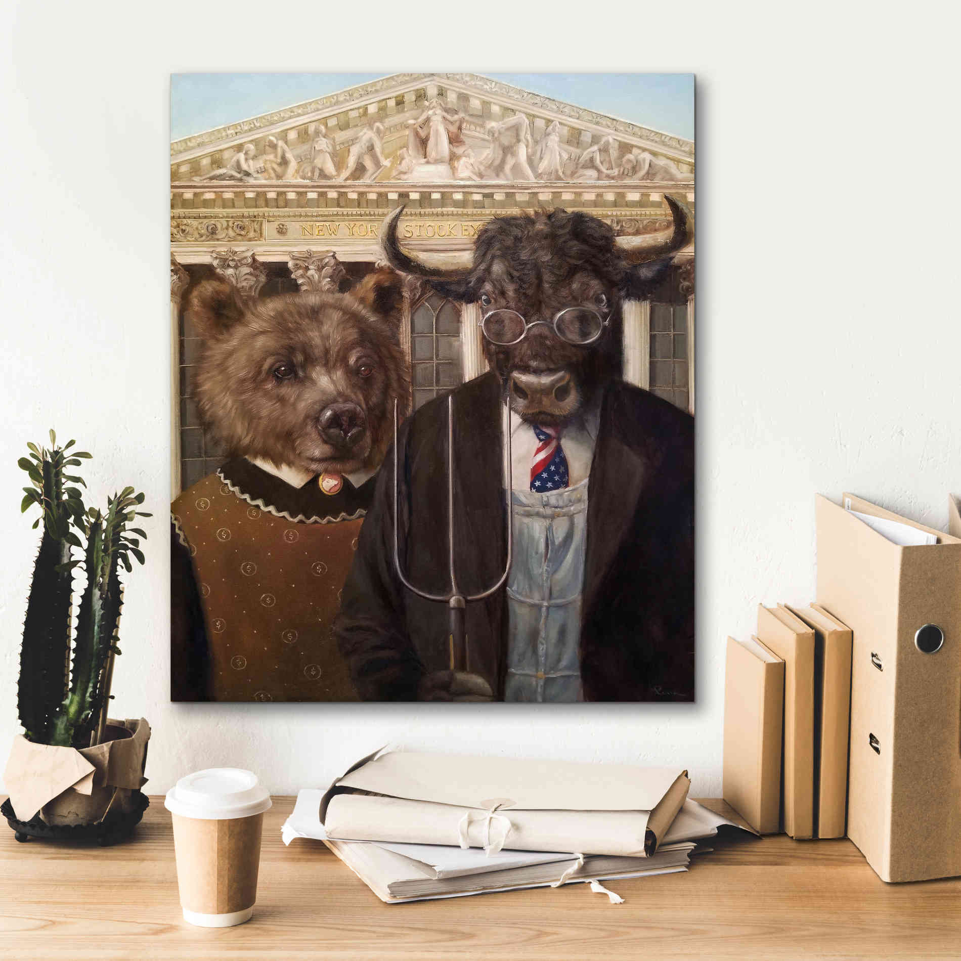 'Wallstreet Gothic 2' by Lucia Heffernan, Canvas Wall Art,20x24