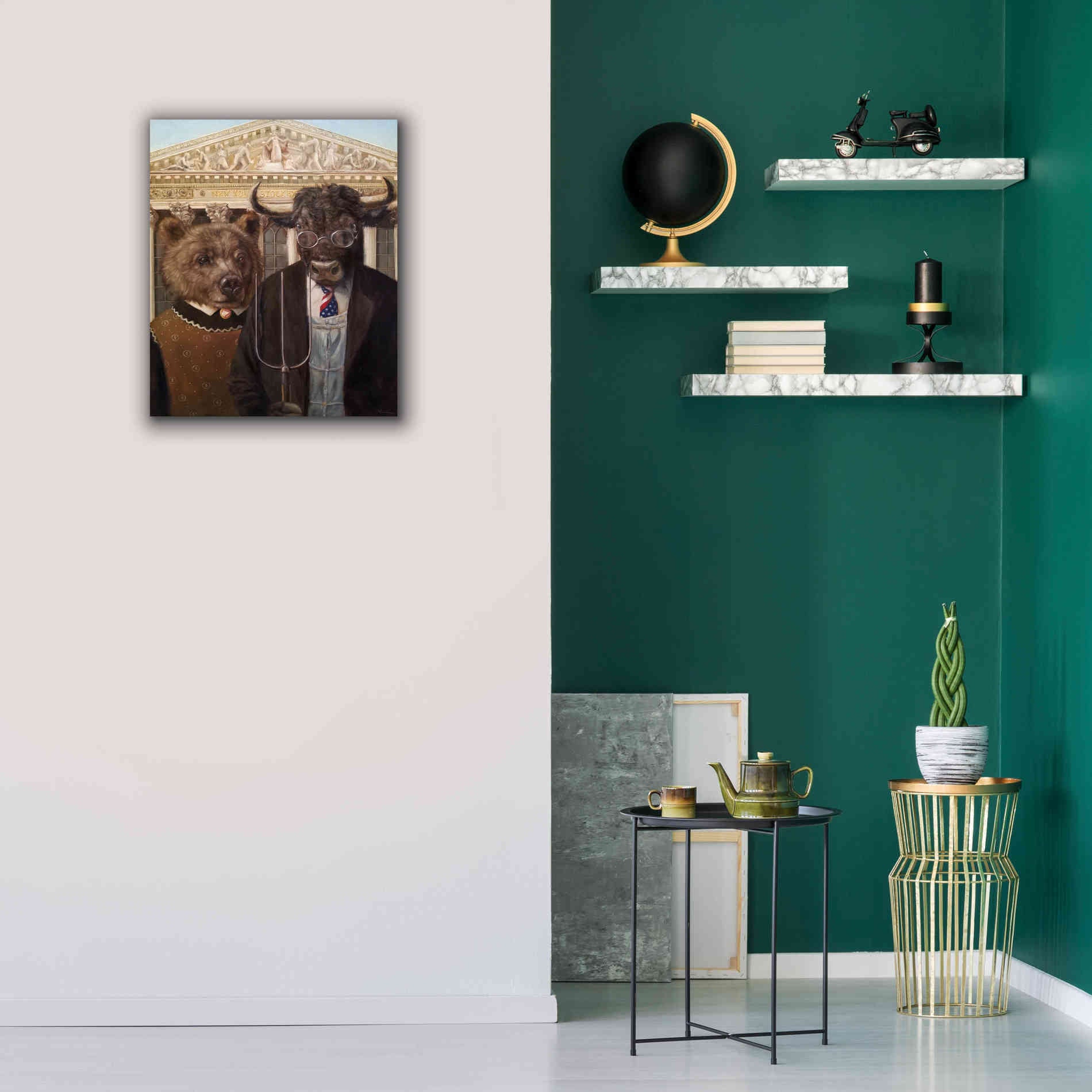 'Wallstreet Gothic 2' by Lucia Heffernan, Canvas Wall Art,20x24