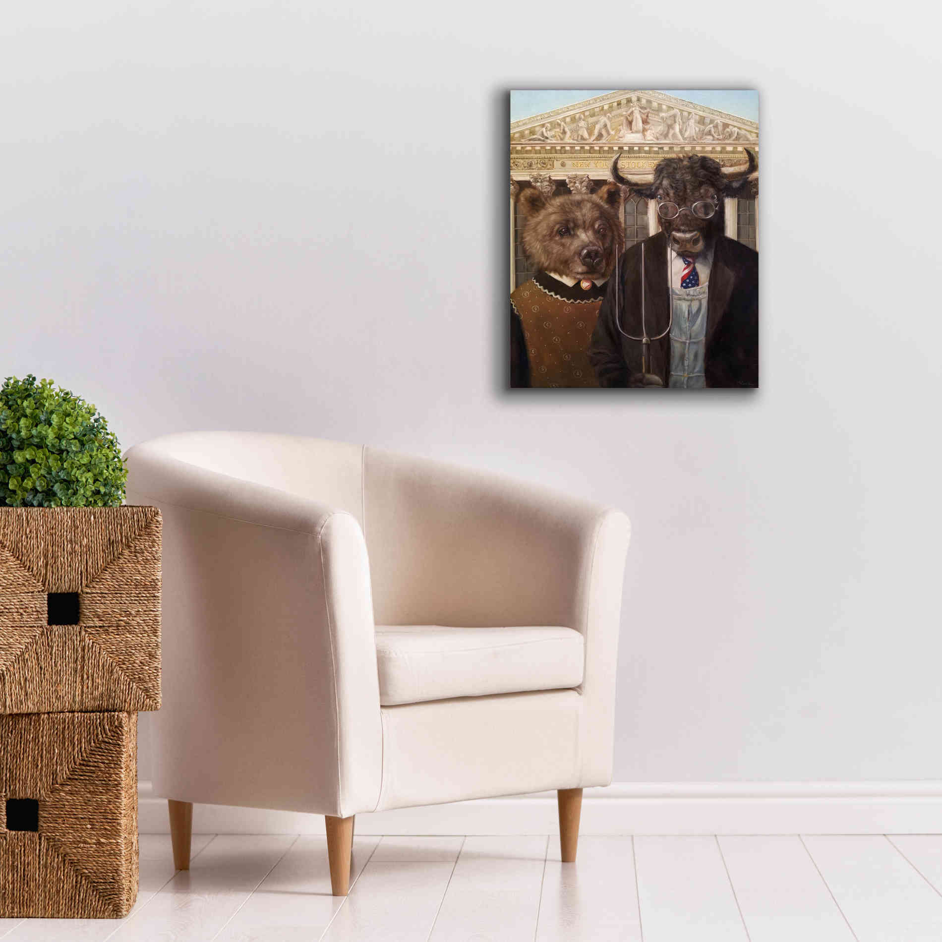 'Wallstreet Gothic 2' by Lucia Heffernan, Canvas Wall Art,20x24