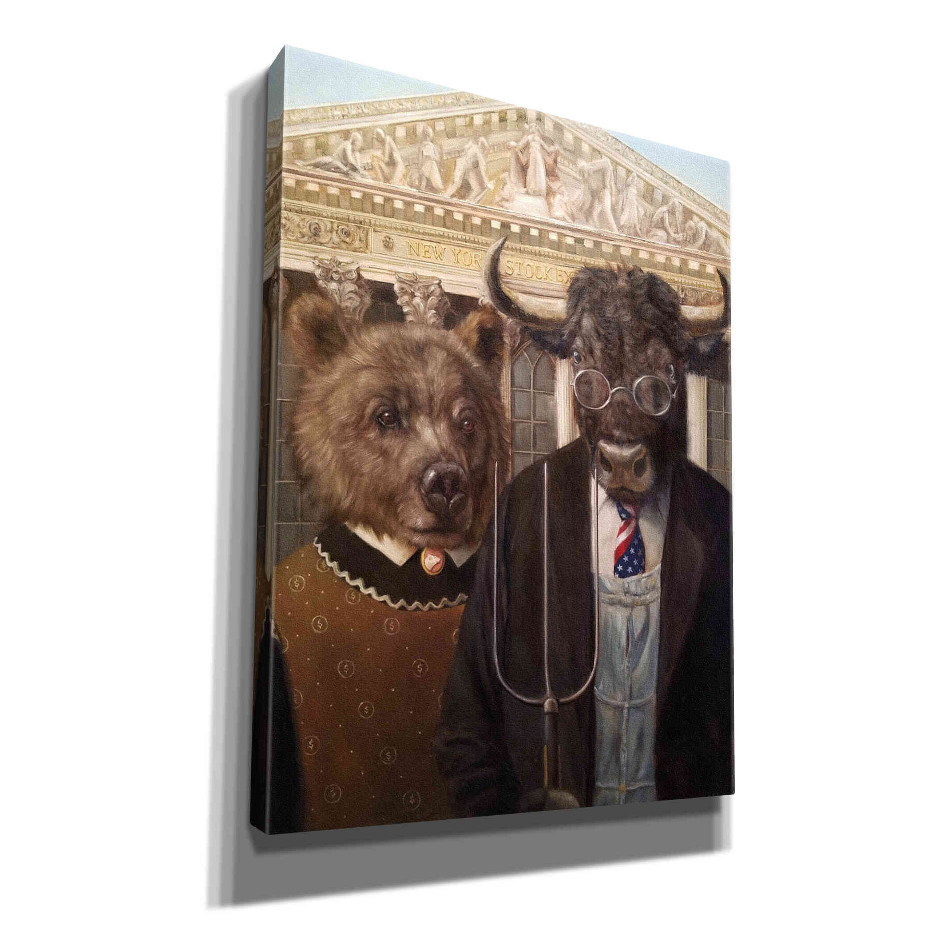 'Wallstreet Gothic 2' by Lucia Heffernan, Canvas Wall Art