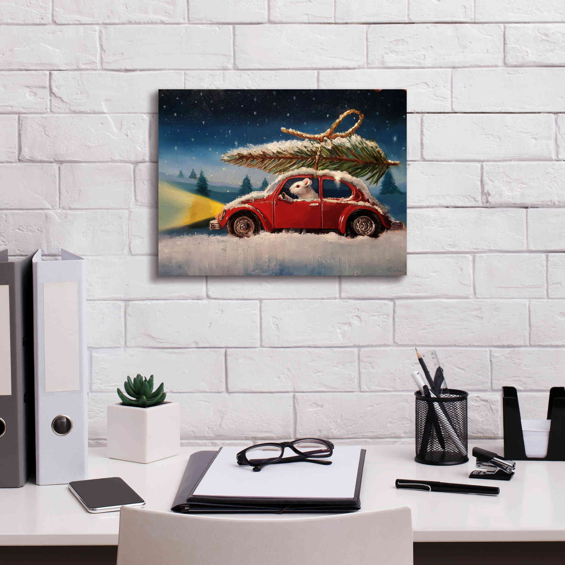 'Tis The Season' by Lucia Heffernan, Canvas Wall Art,16x12