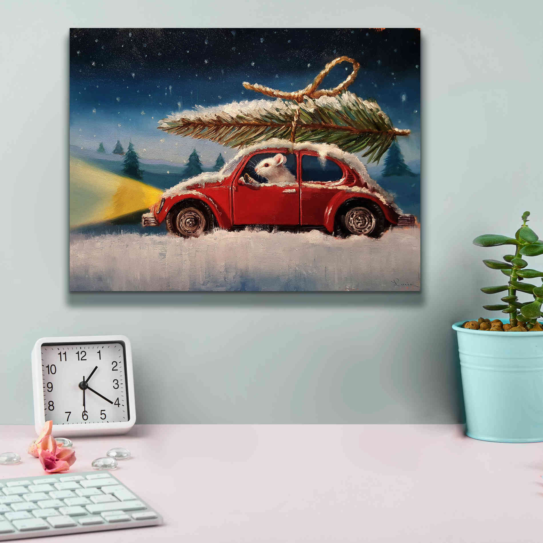 'Tis The Season' by Lucia Heffernan, Canvas Wall Art,16x12