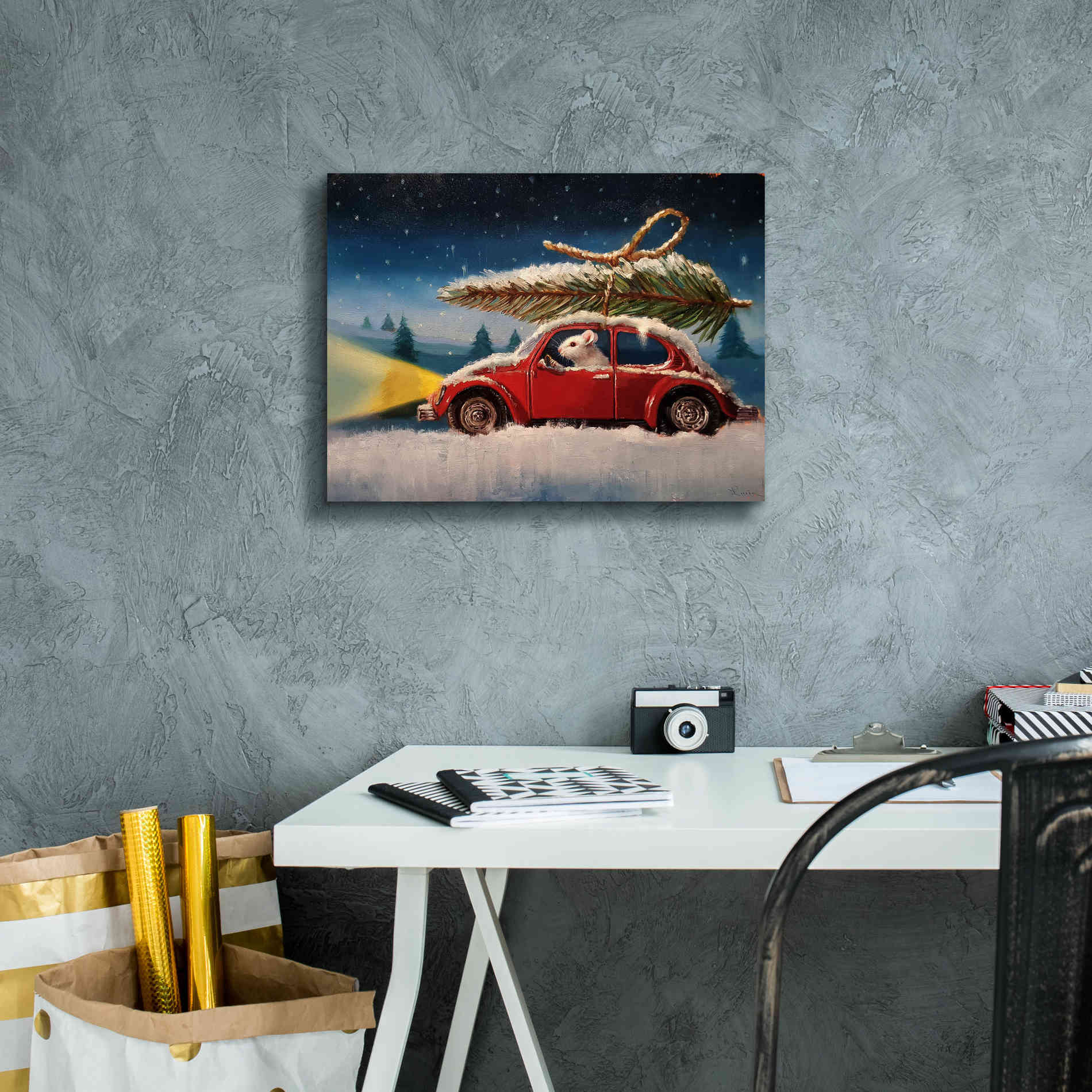 'Tis The Season' by Lucia Heffernan, Canvas Wall Art,16x12