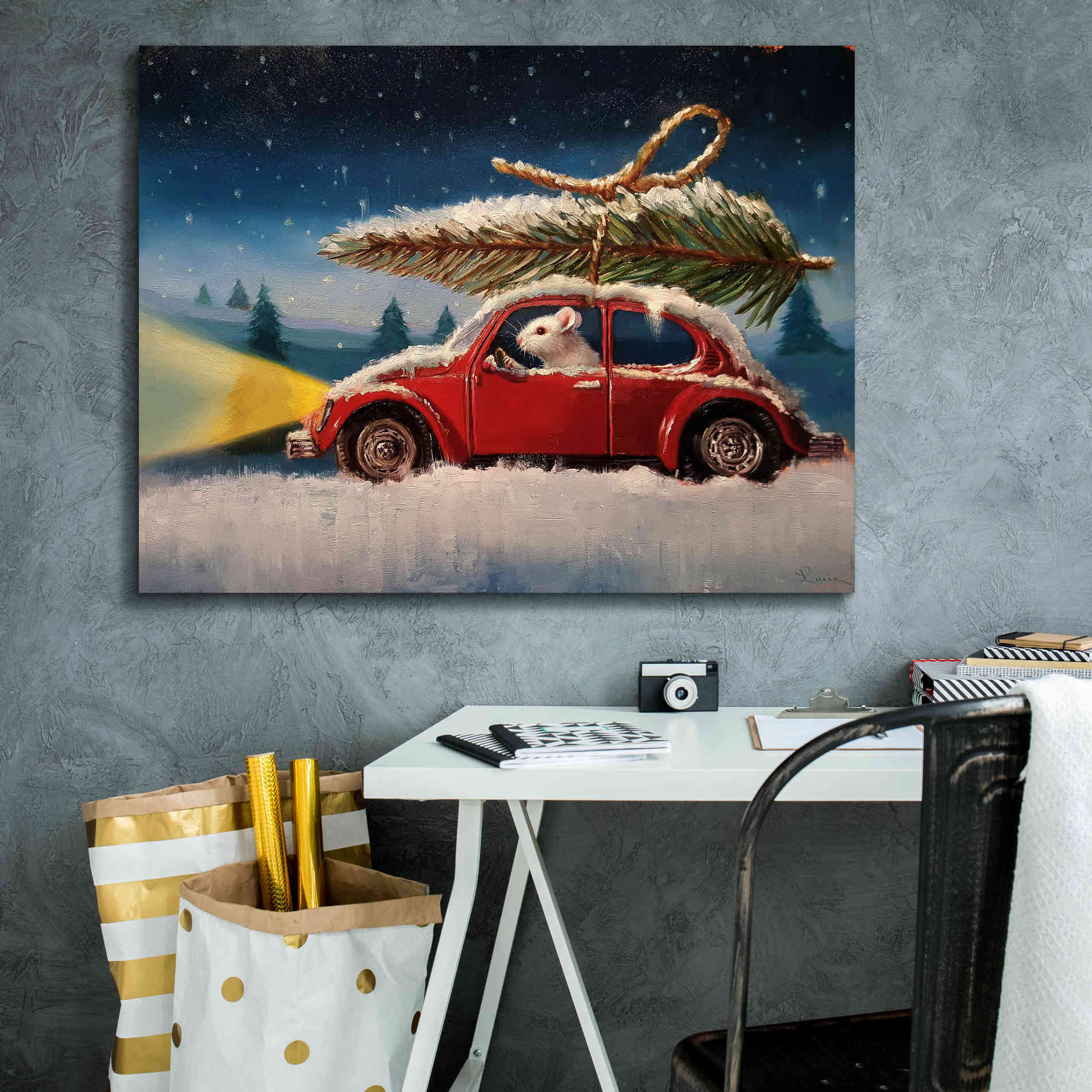 'Tis The Season' by Lucia Heffernan, Canvas Wall Art,34x26