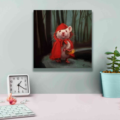 Image of 'Little Red' by Lucia Heffernan, Canvas Wall Art,12x12