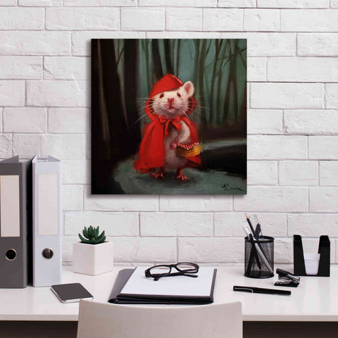 Image of 'Little Red' by Lucia Heffernan, Canvas Wall Art,18x18
