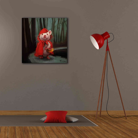 Image of 'Little Red' by Lucia Heffernan, Canvas Wall Art,26x26