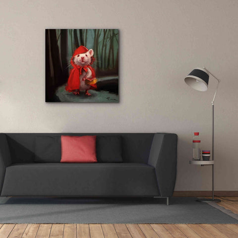Image of 'Little Red' by Lucia Heffernan, Canvas Wall Art,37x37