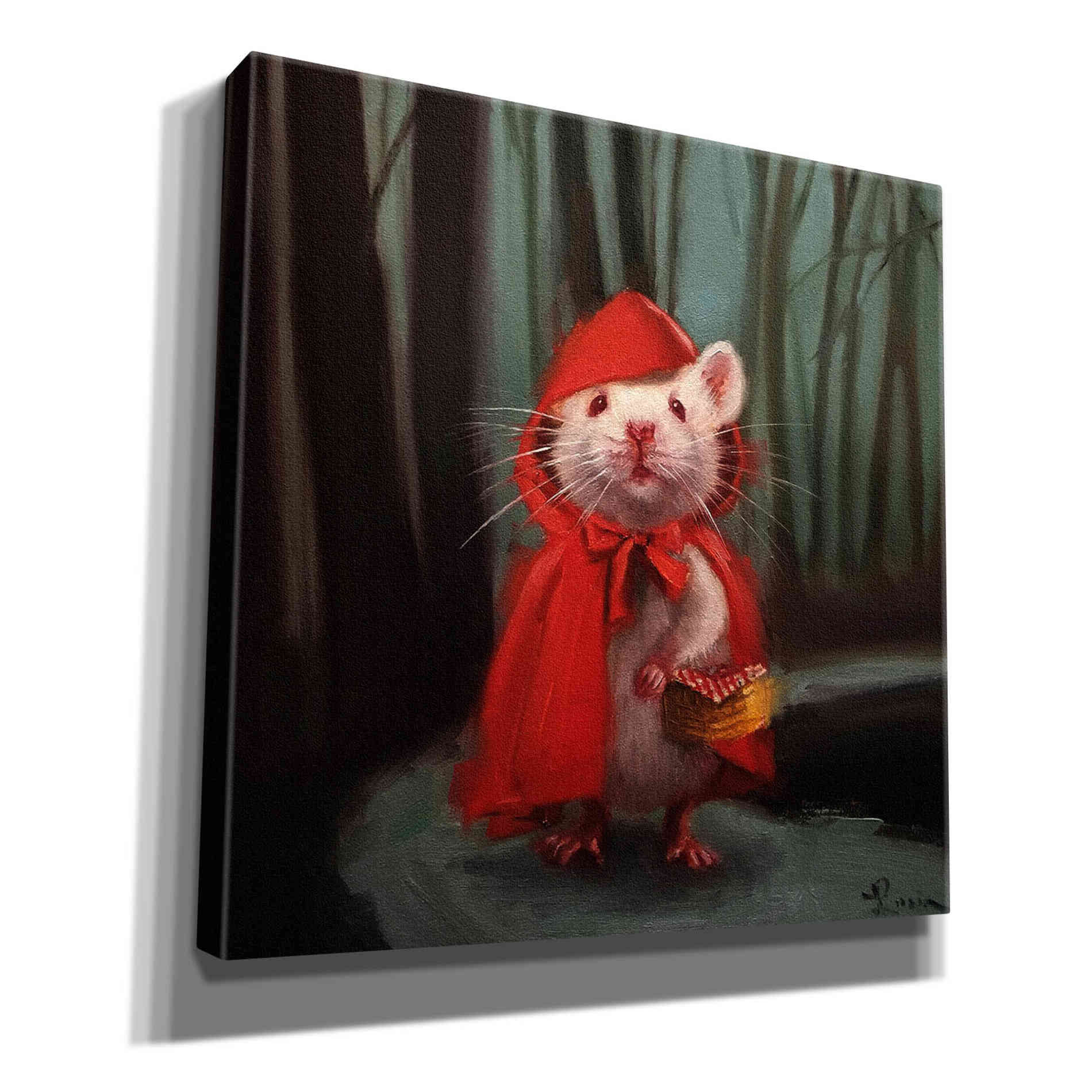 'Little Red' by Lucia Heffernan, Canvas Wall Art