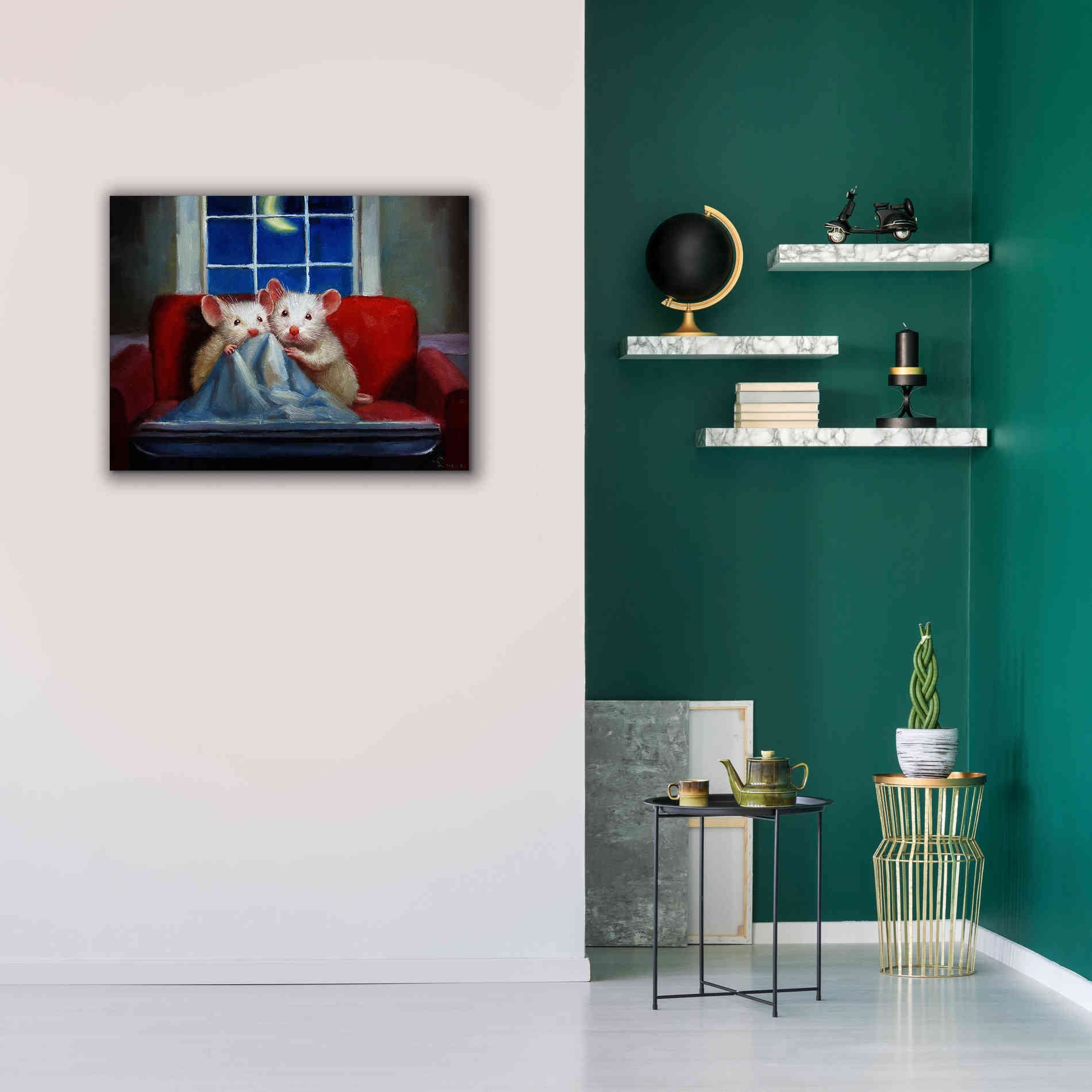 'Horror Movie' by Lucia Heffernan, Canvas Wall Art,34x26