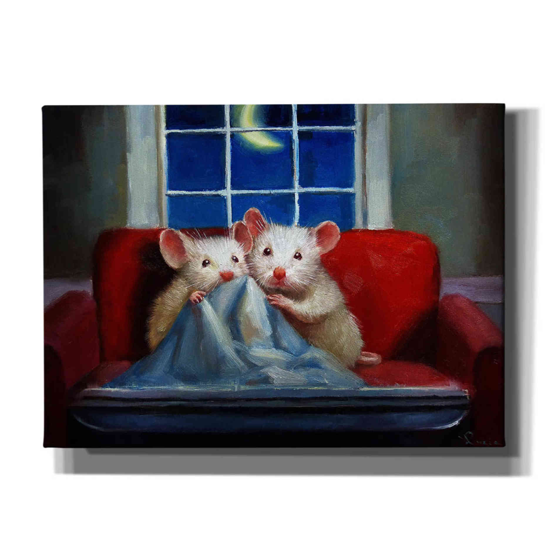 'Horror Movie' by Lucia Heffernan, Canvas Wall Art