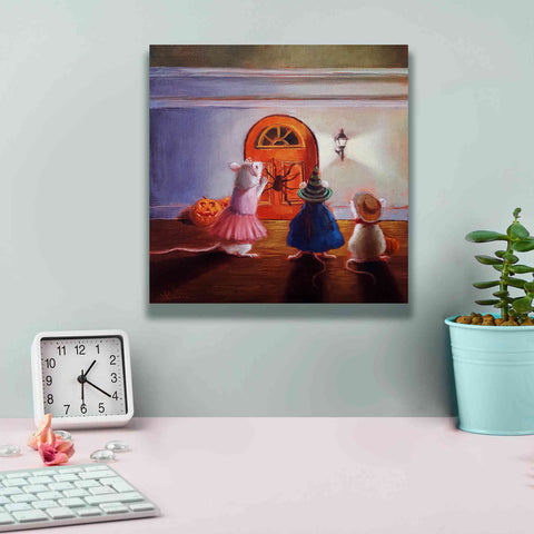 Image of 'After Hour Trick or Treat' by Lucia Heffernan, Canvas Wall Art,12x12