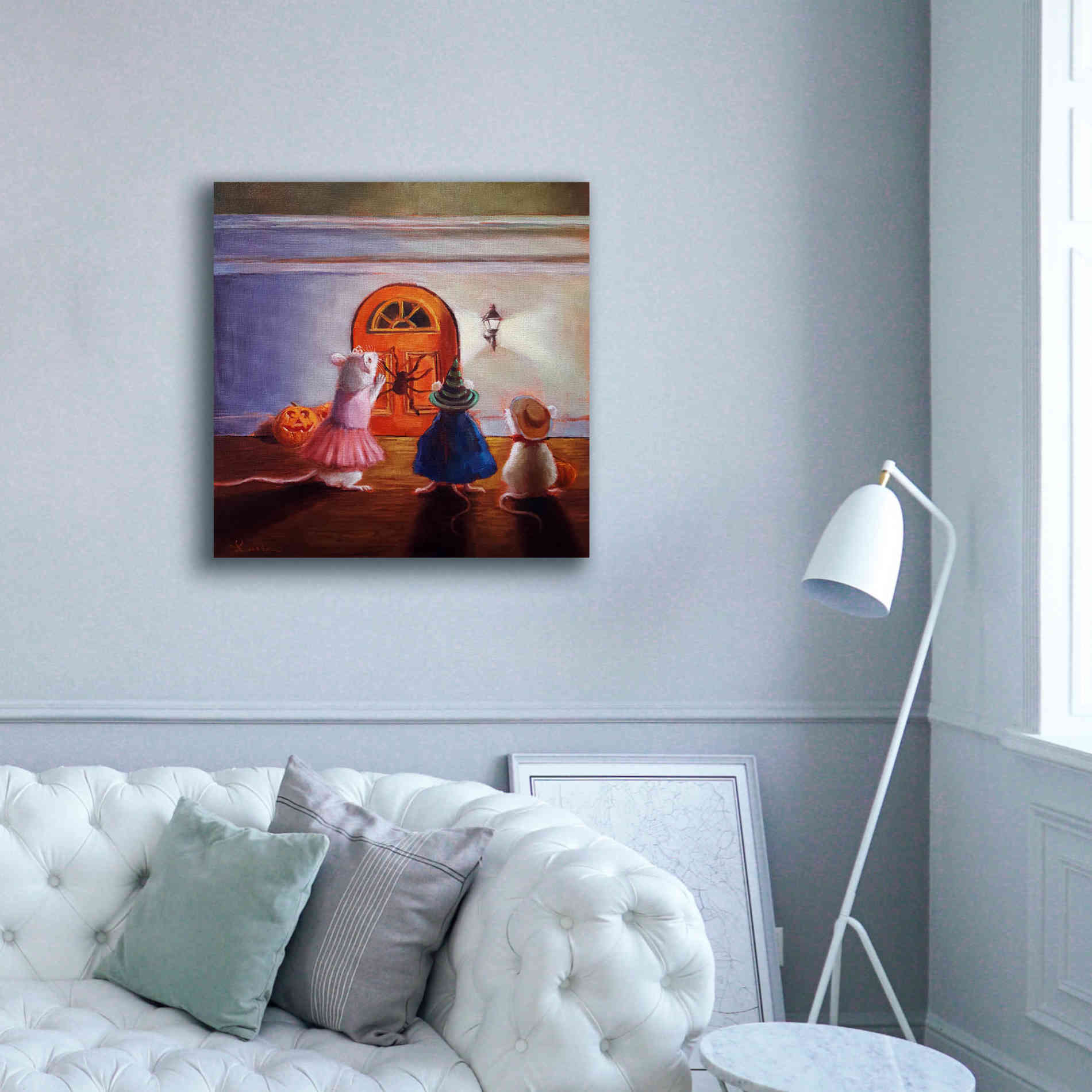 'After Hour Trick or Treat' by Lucia Heffernan, Canvas Wall Art,37x37