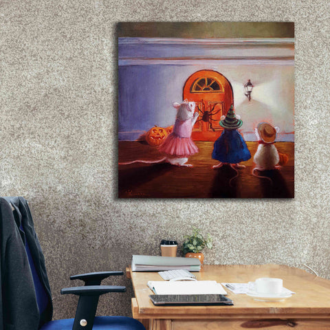 Image of 'After Hour Trick or Treat' by Lucia Heffernan, Canvas Wall Art,37x37