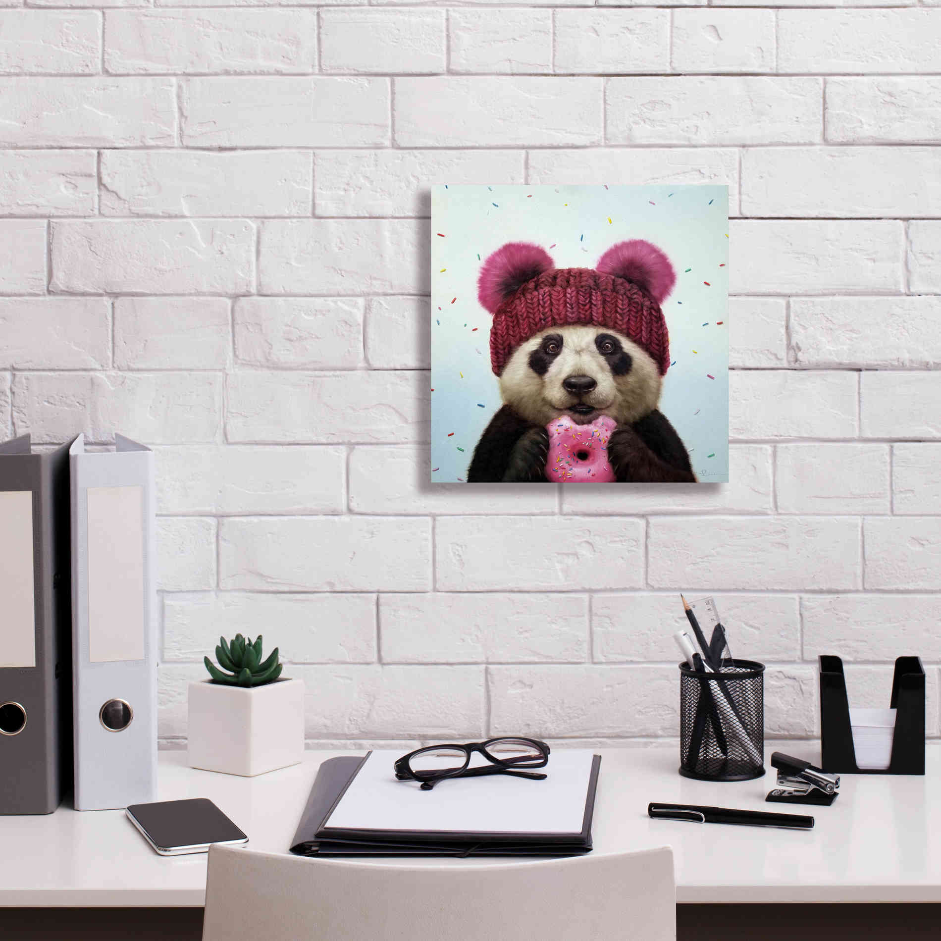 'First Bite' by Lucia Heffernan, Canvas Wall Art,12x12