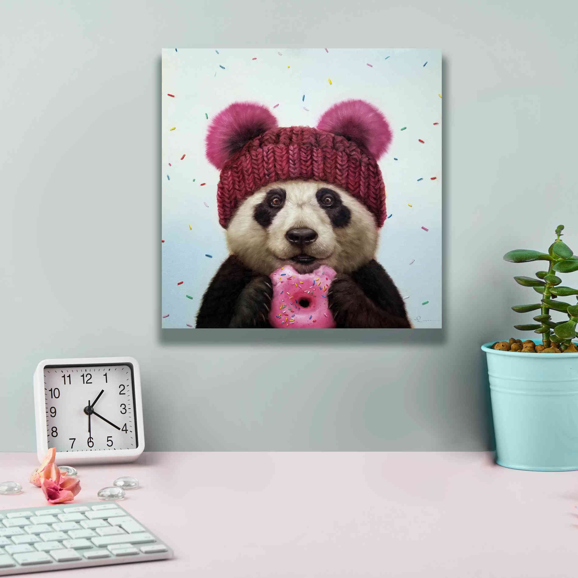 'First Bite' by Lucia Heffernan, Canvas Wall Art,12x12