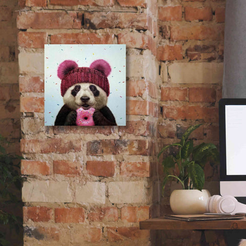 Image of 'First Bite' by Lucia Heffernan, Canvas Wall Art,12x12