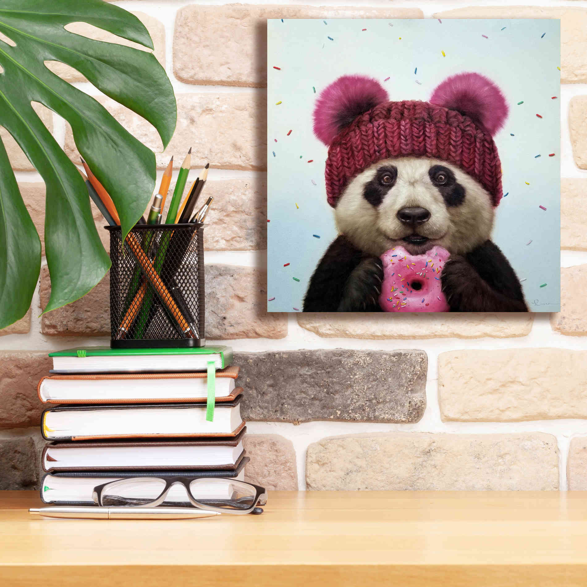 'First Bite' by Lucia Heffernan, Canvas Wall Art,12x12