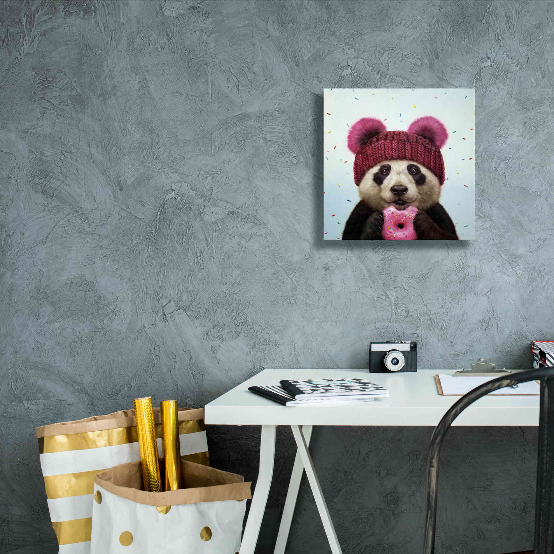 'First Bite' by Lucia Heffernan, Canvas Wall Art,12x12