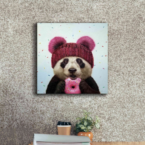 Image of 'First Bite' by Lucia Heffernan, Canvas Wall Art,18x18