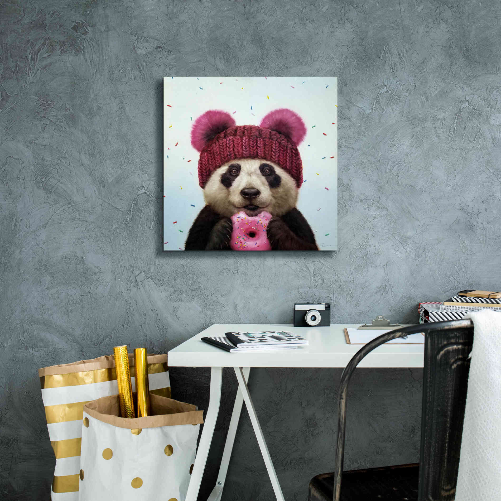 'First Bite' by Lucia Heffernan, Canvas Wall Art,18x18