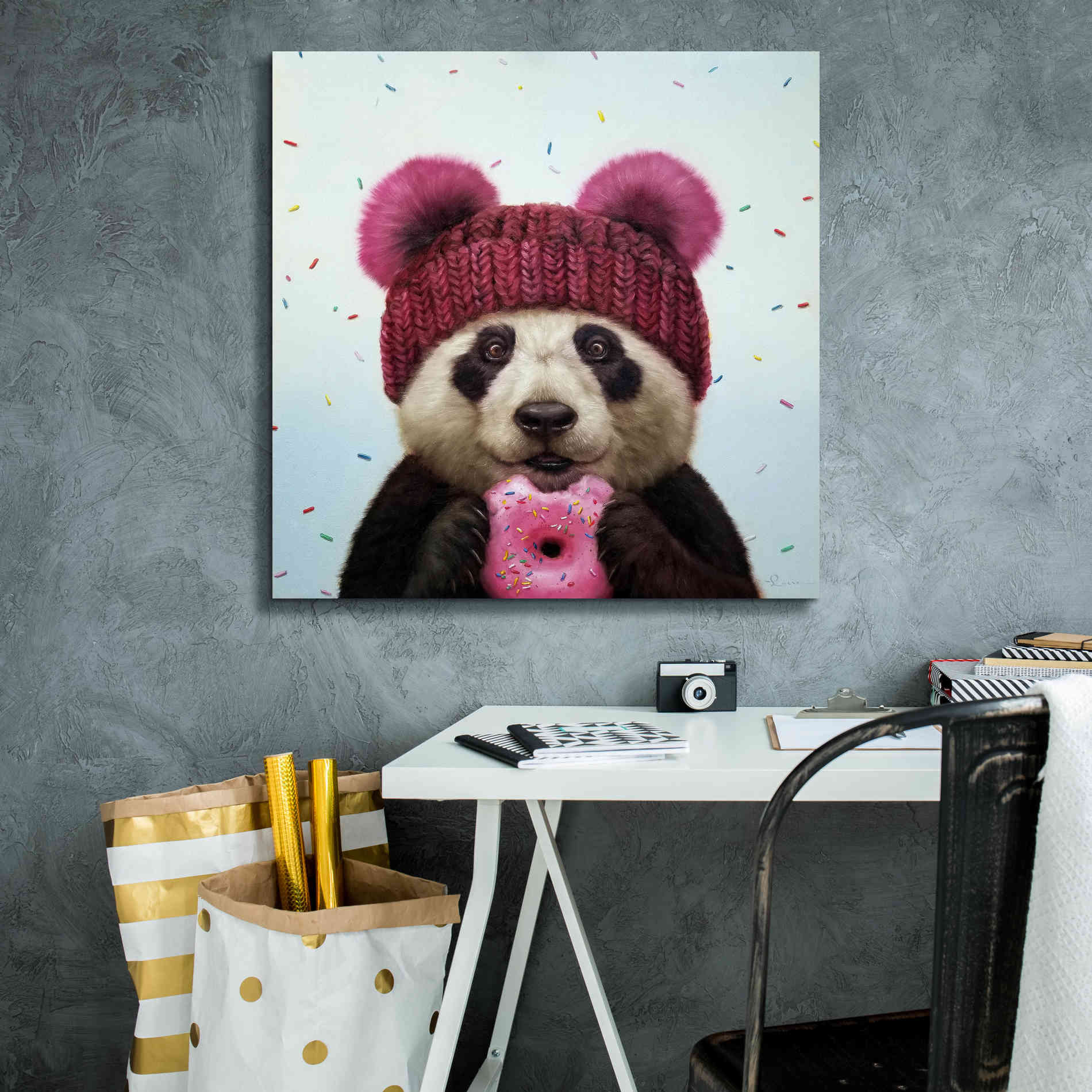 'First Bite' by Lucia Heffernan, Canvas Wall Art,26x26