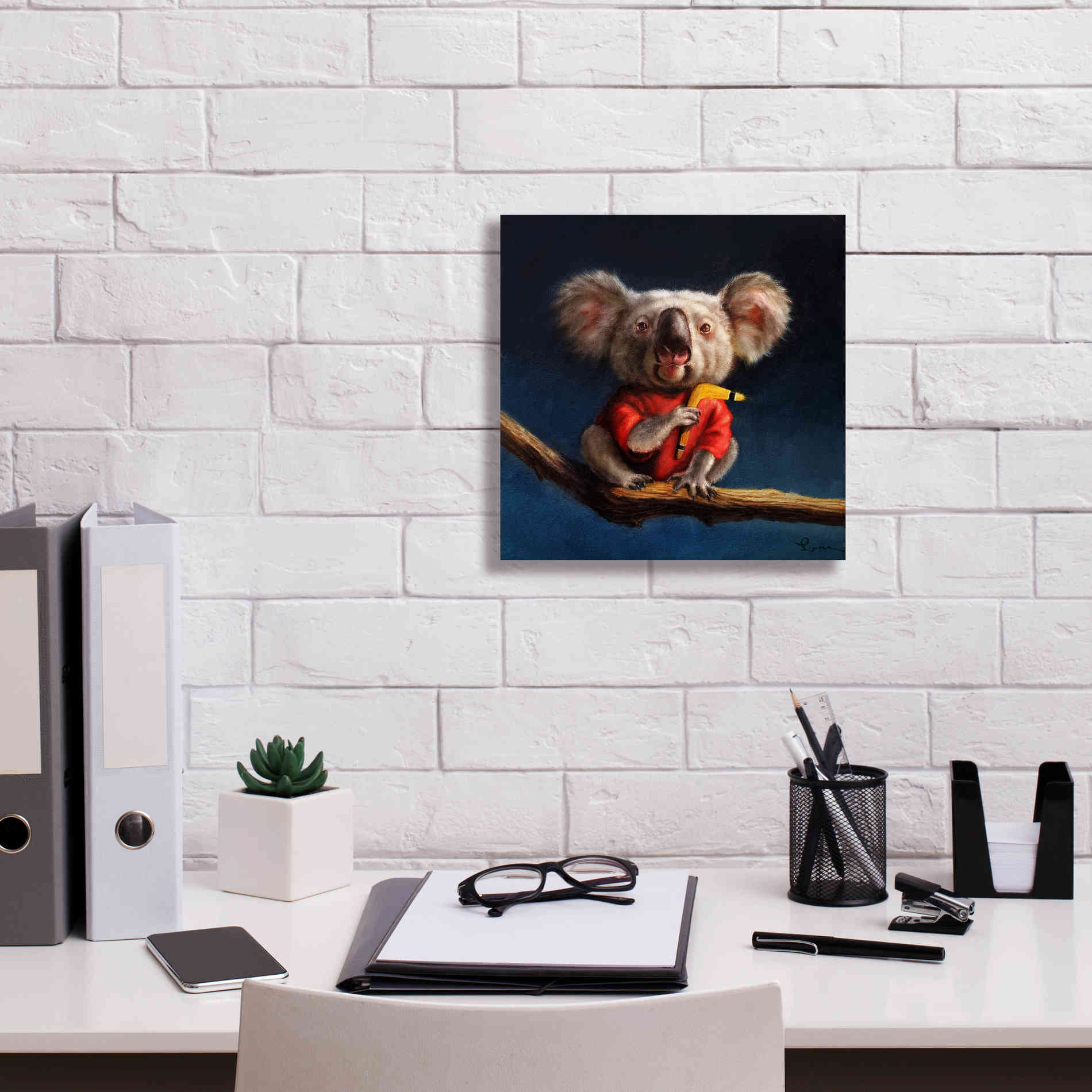 'Outback Fun' by Lucia Heffernan, Canvas Wall Art,12x12