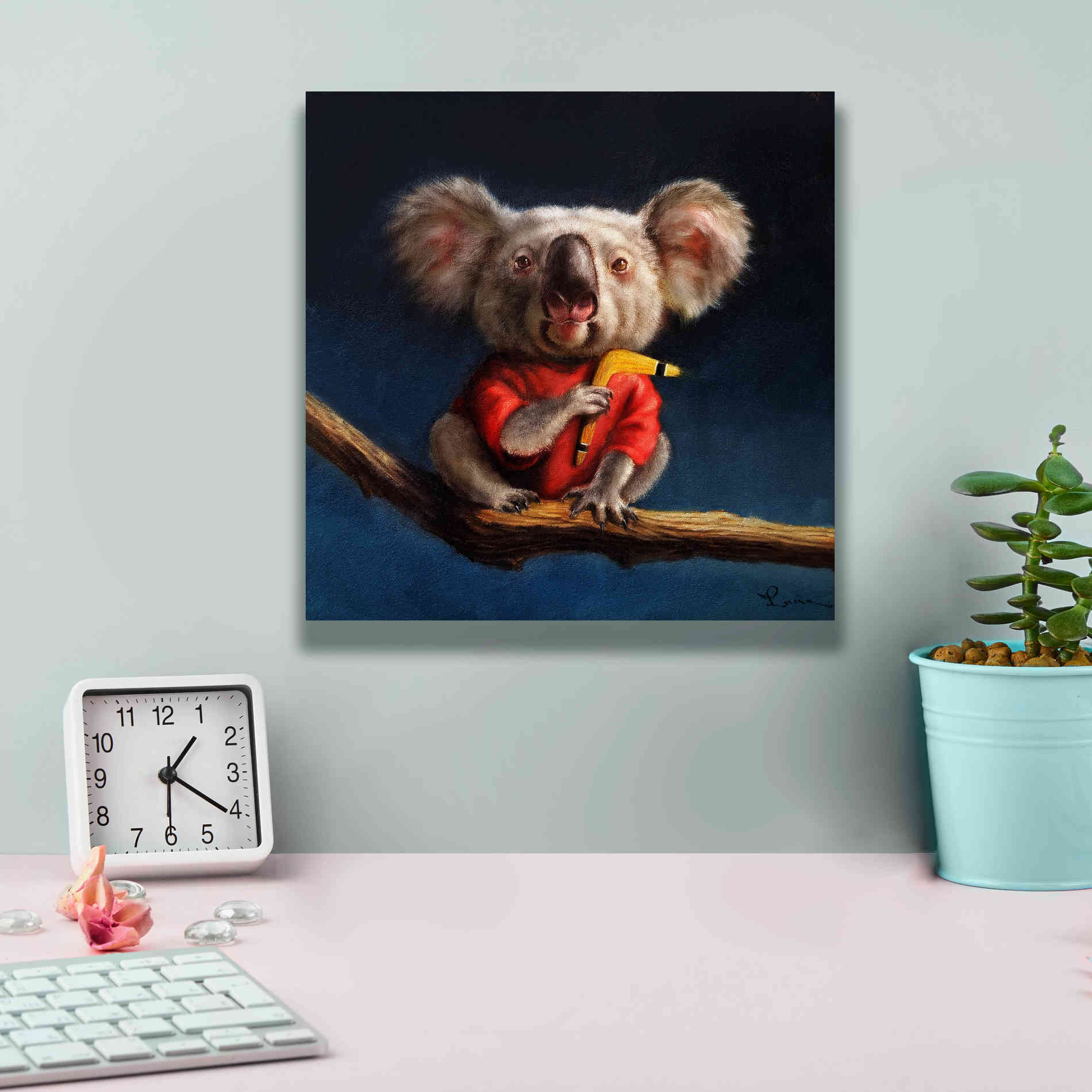 'Outback Fun' by Lucia Heffernan, Canvas Wall Art,12x12