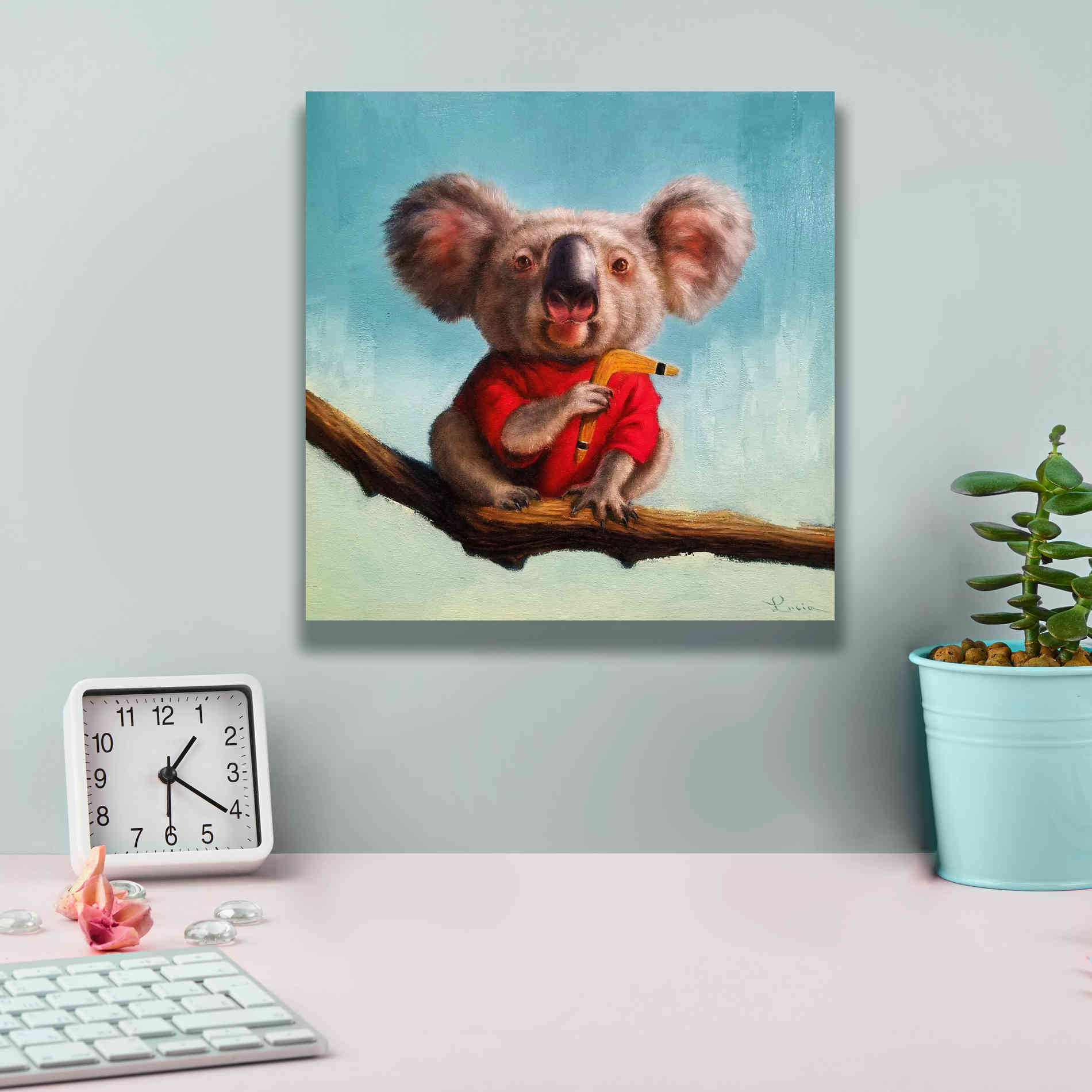 'Outback Fun II' by Lucia Heffernan, Canvas Wall Art,12x12