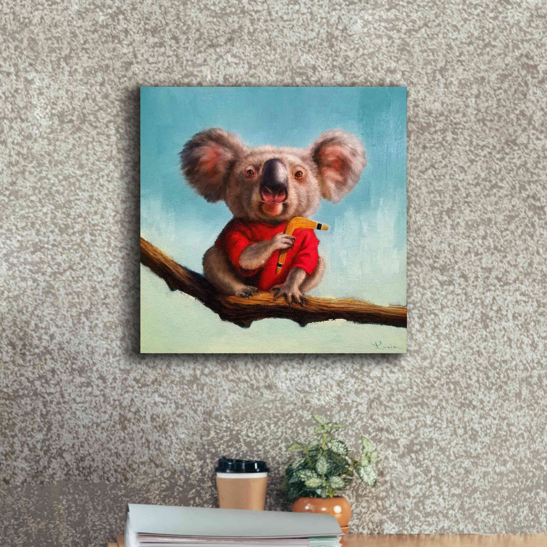 'Outback Fun II' by Lucia Heffernan, Canvas Wall Art,18x18