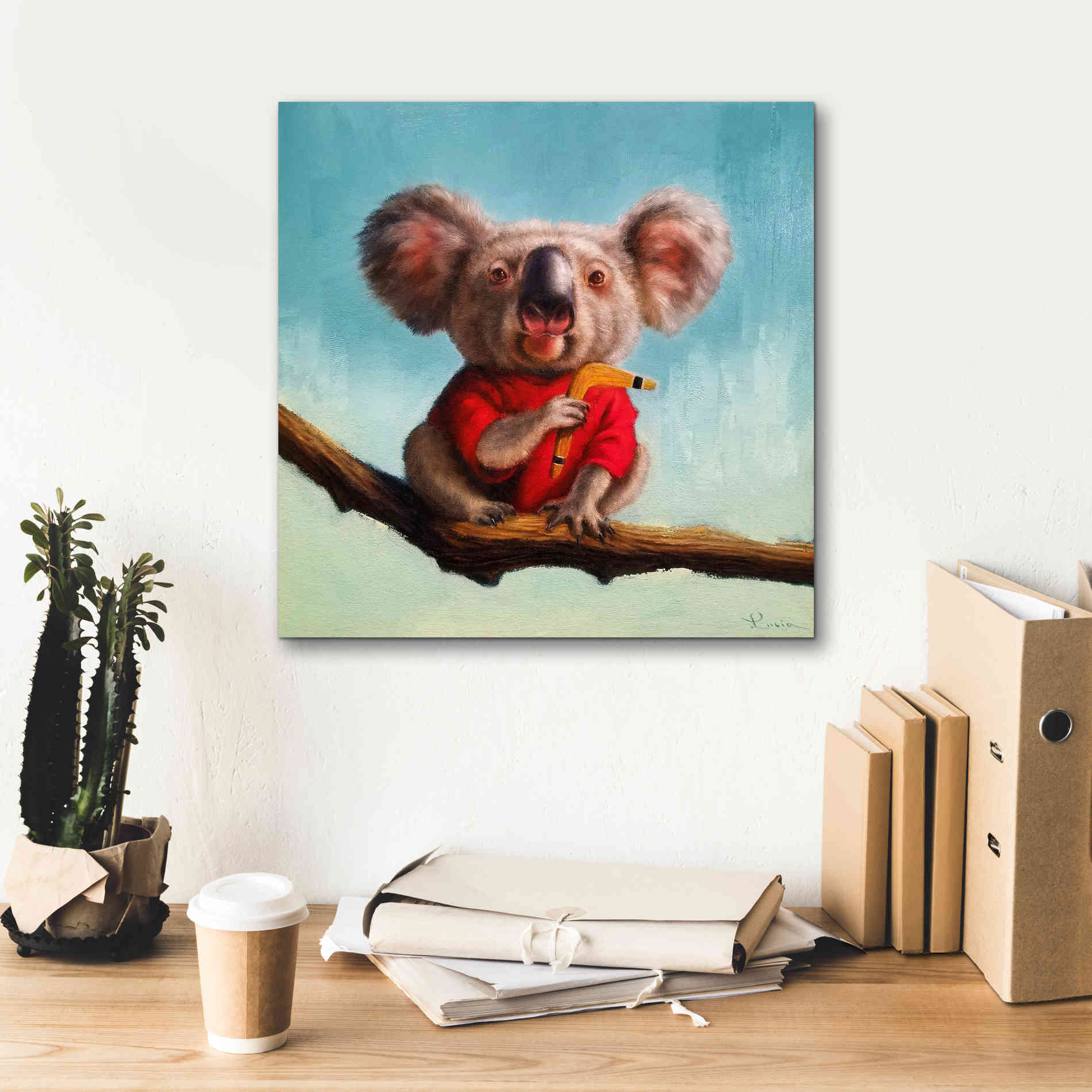 'Outback Fun II' by Lucia Heffernan, Canvas Wall Art,18x18