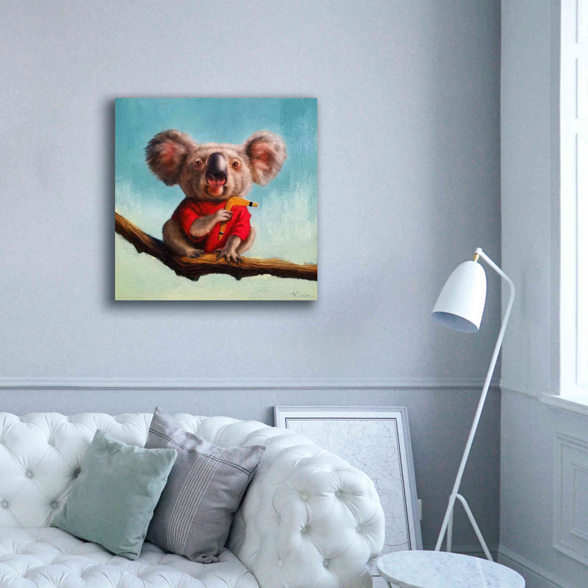 'Outback Fun II' by Lucia Heffernan, Canvas Wall Art,37x37