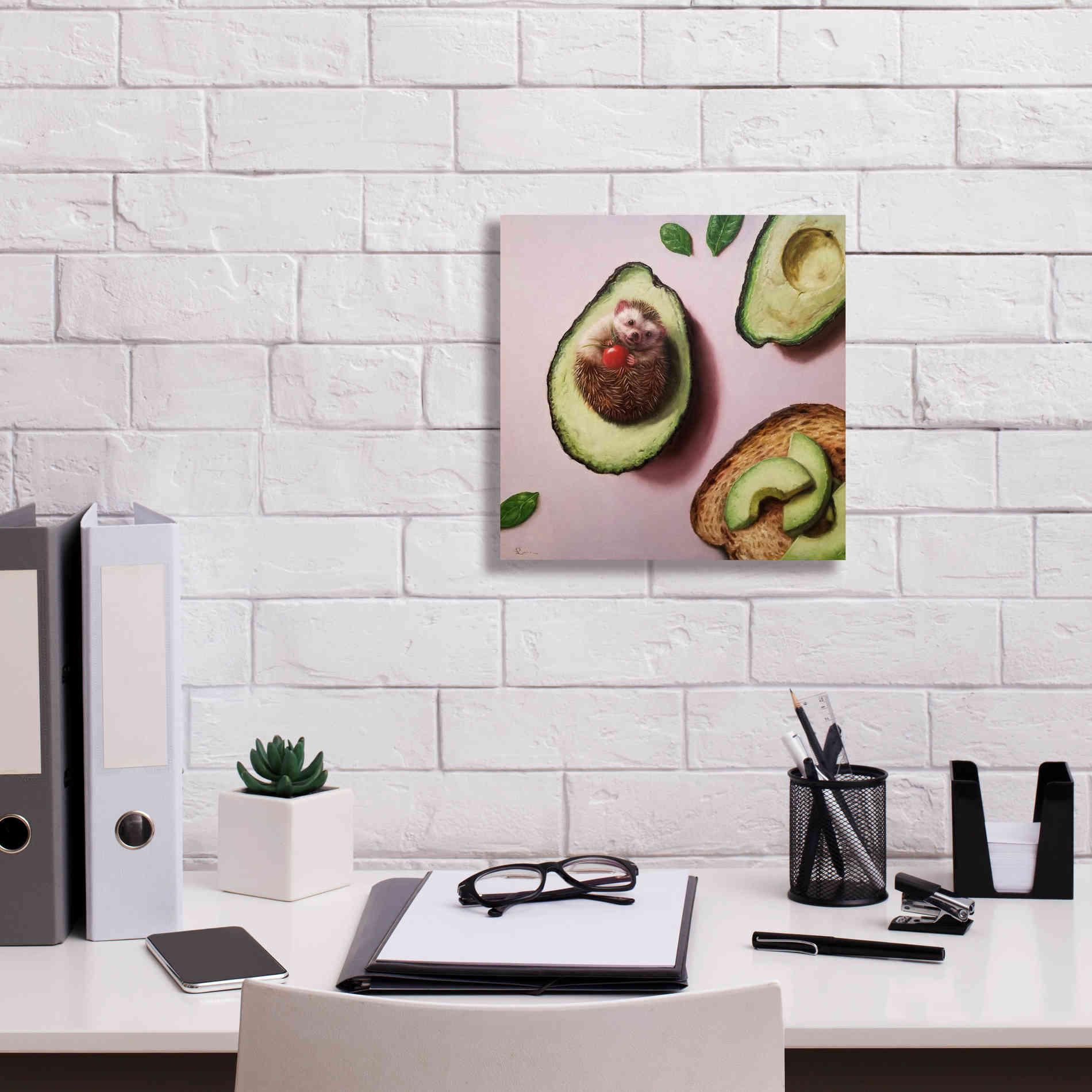'Avocado Toast' by Lucia Heffernan, Canvas Wall Art,12x12