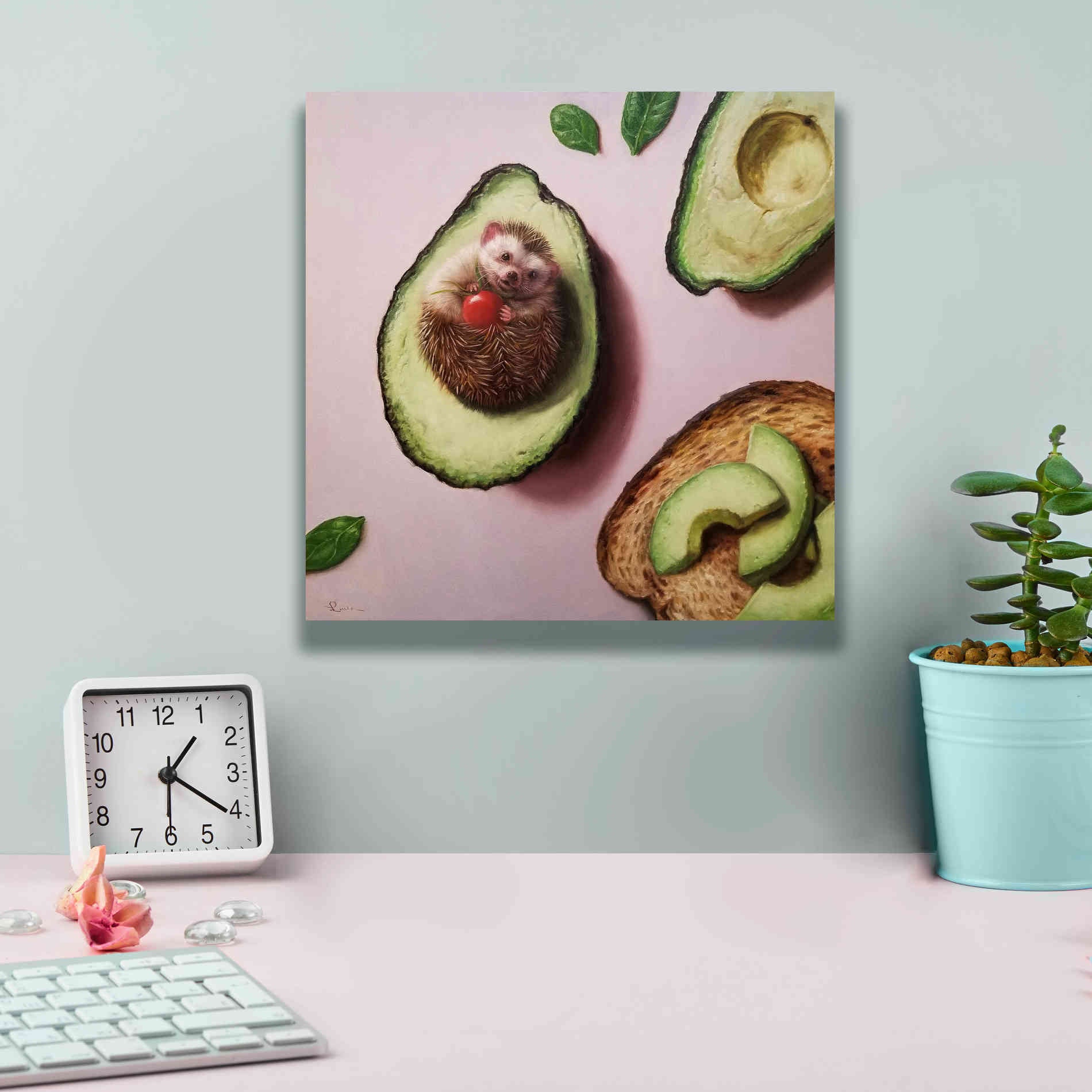 'Avocado Toast' by Lucia Heffernan, Canvas Wall Art,12x12