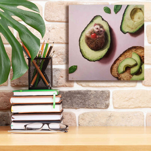 Image of 'Avocado Toast' by Lucia Heffernan, Canvas Wall Art,12x12