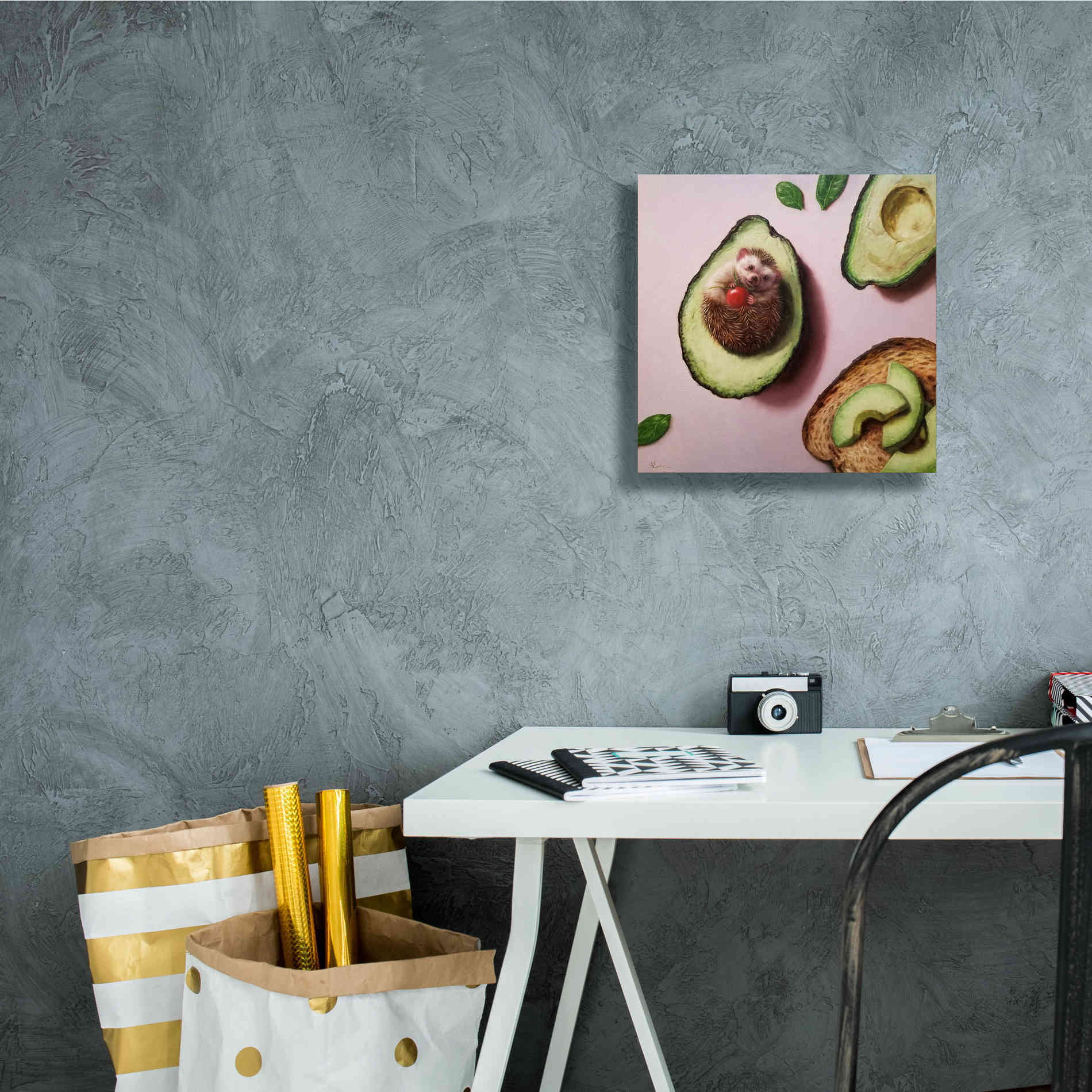 'Avocado Toast' by Lucia Heffernan, Canvas Wall Art,12x12