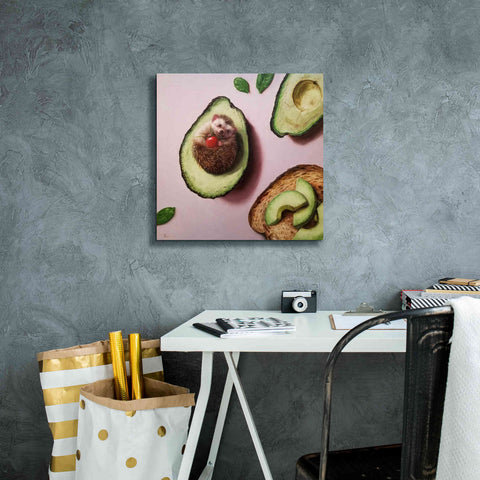 Image of 'Avocado Toast' by Lucia Heffernan, Canvas Wall Art,18x18