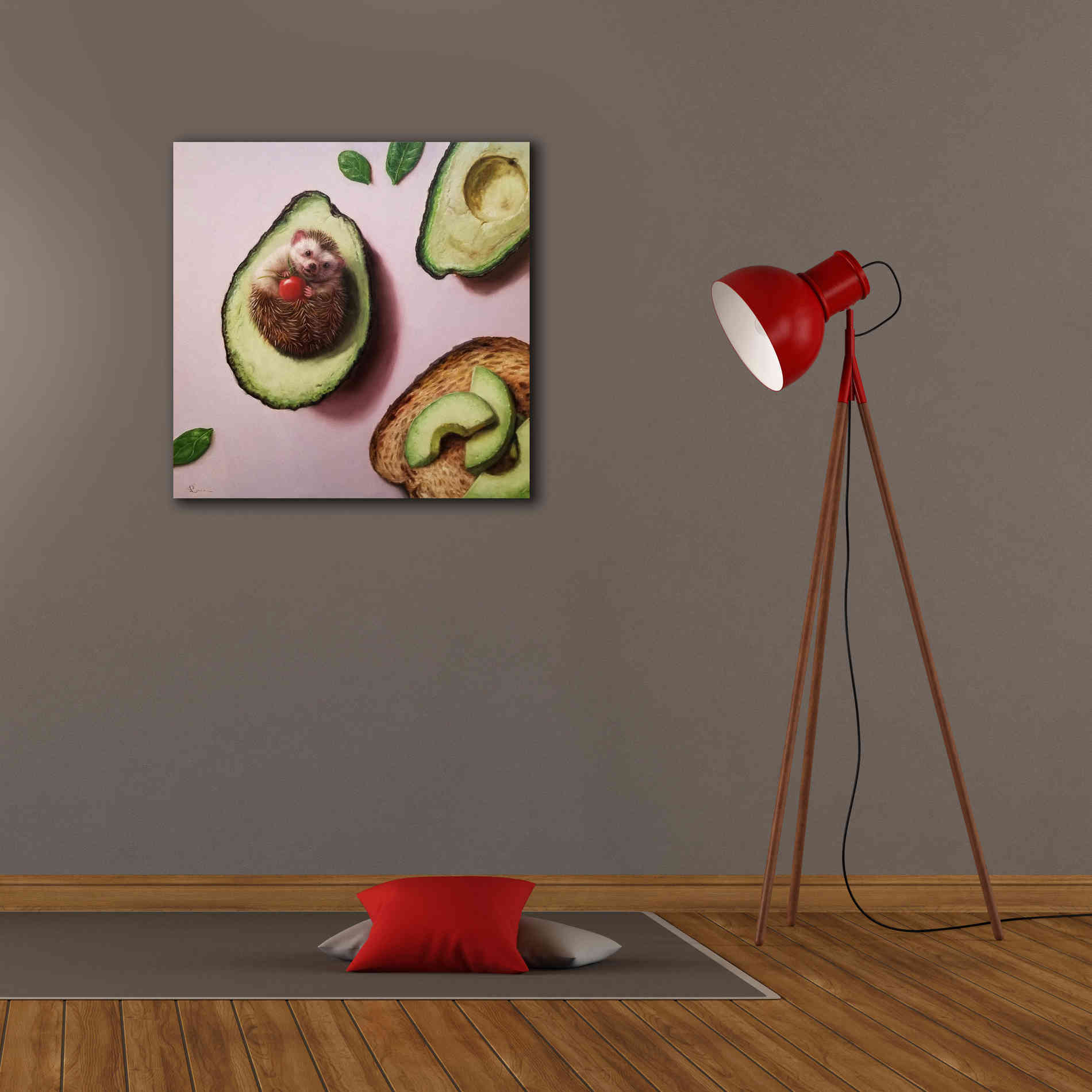'Avocado Toast' by Lucia Heffernan, Canvas Wall Art,26x26