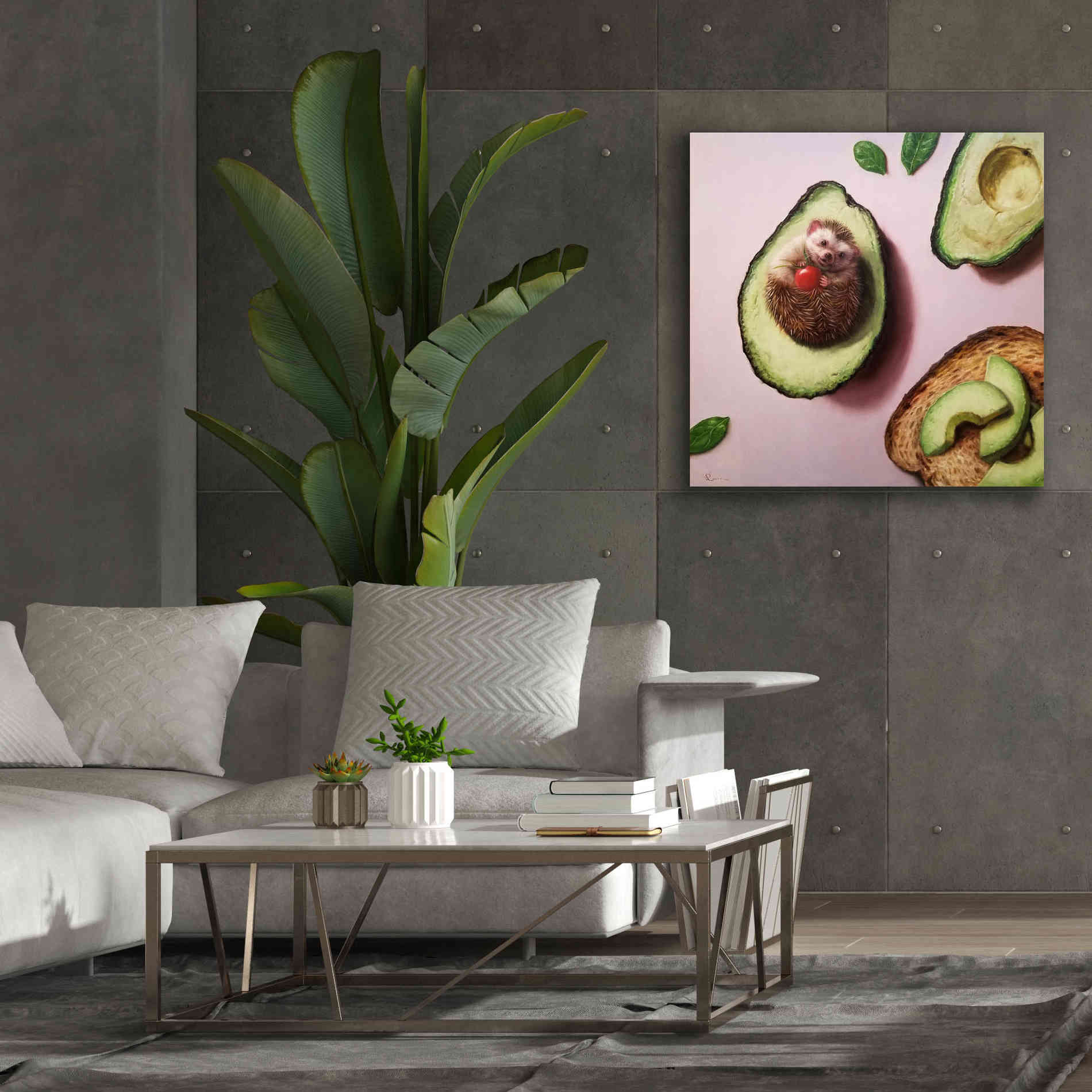 'Avocado Toast' by Lucia Heffernan, Canvas Wall Art,37x37