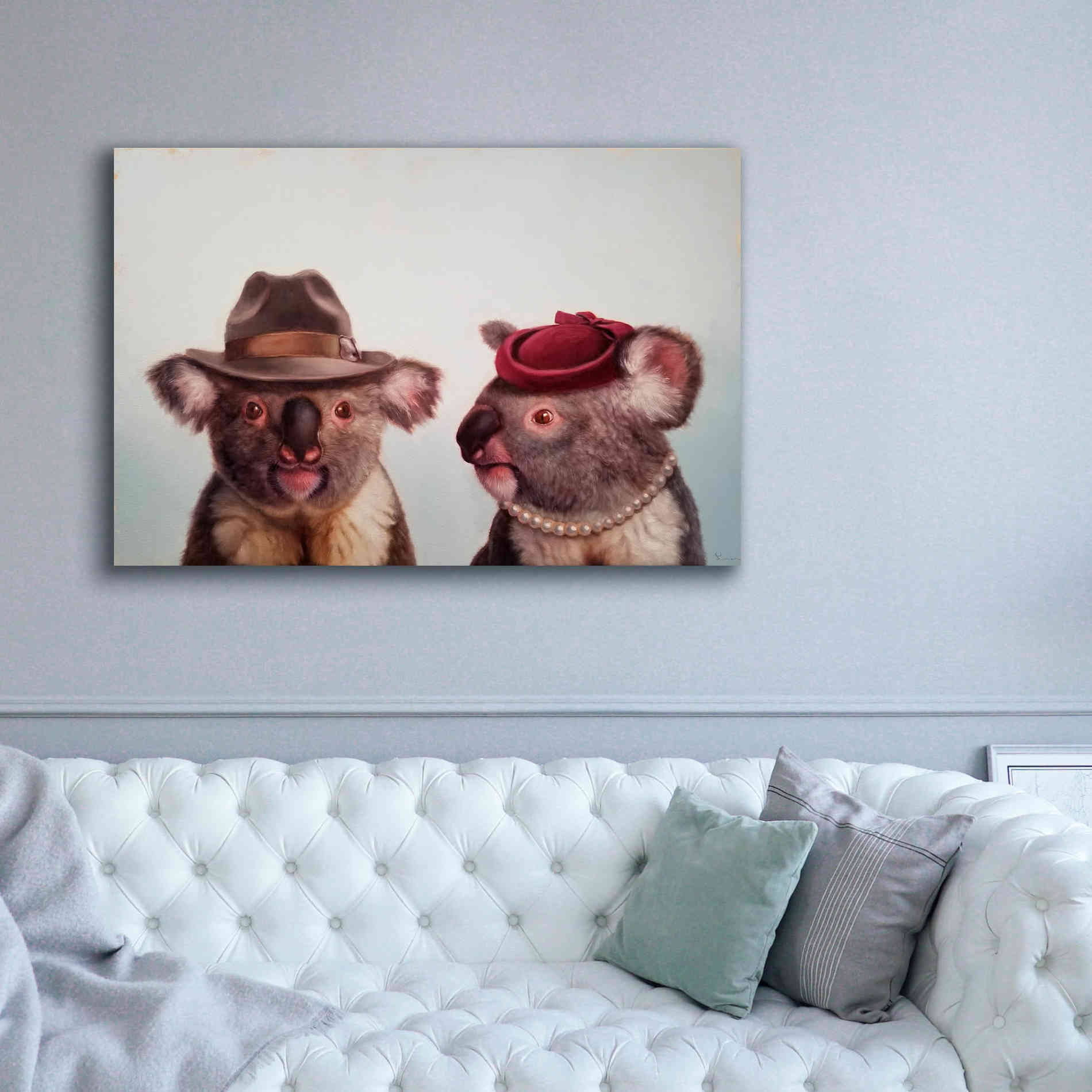'Mates' by Lucia Heffernan, Canvas Wall Art,60x40