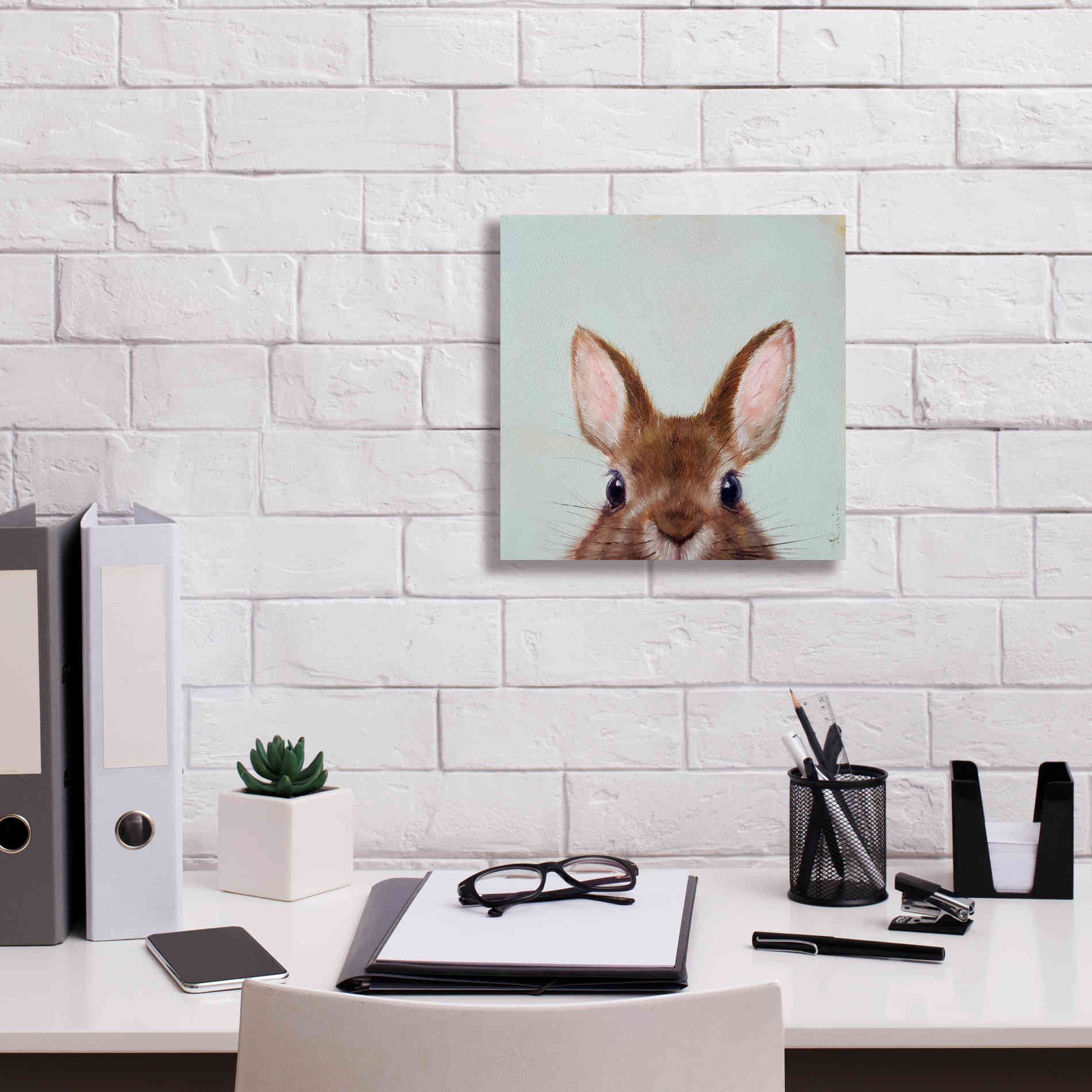 'Peek a Boo' by Lucia Heffernan, Canvas Wall Art,12x12