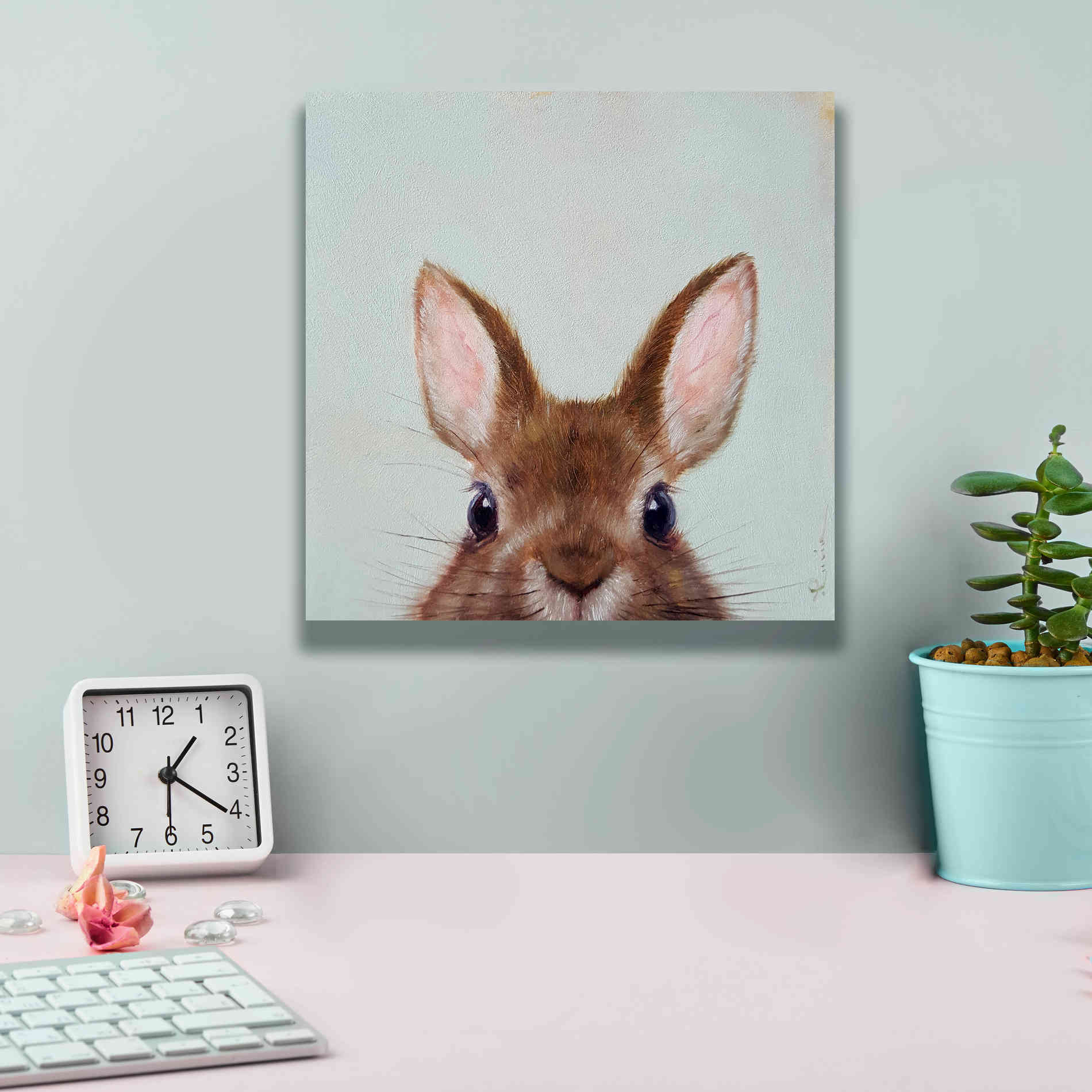 'Peek a Boo' by Lucia Heffernan, Canvas Wall Art,12x12
