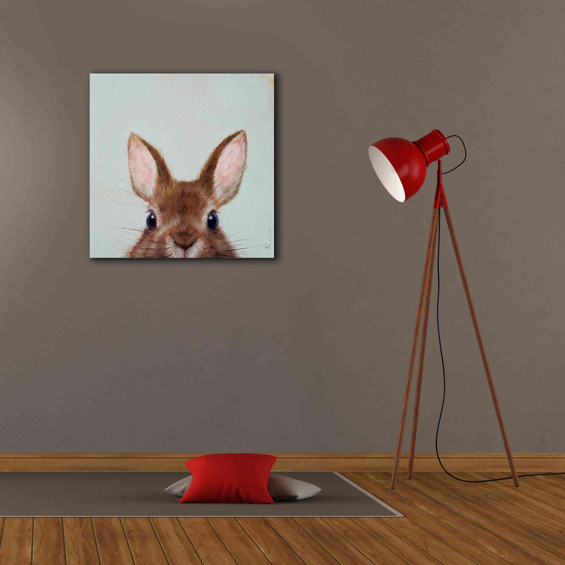 'Peek a Boo' by Lucia Heffernan, Canvas Wall Art,26x26