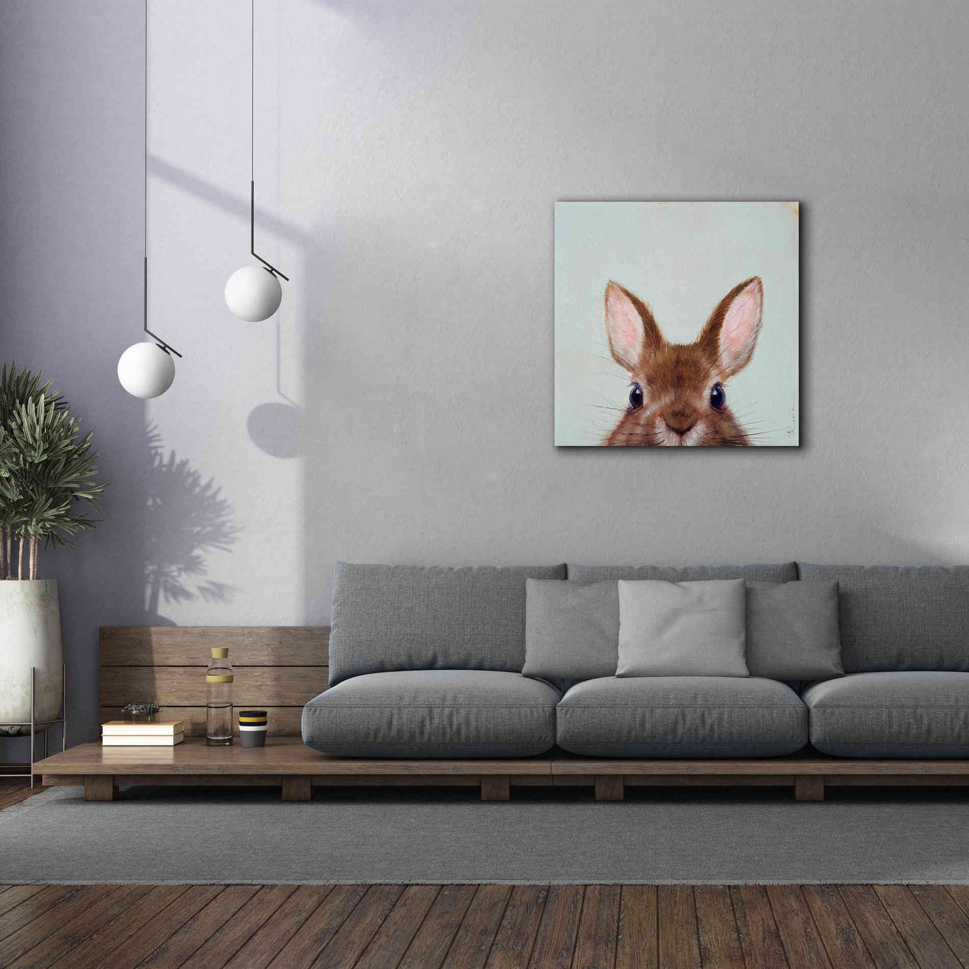 'Peek a Boo' by Lucia Heffernan, Canvas Wall Art,37x37