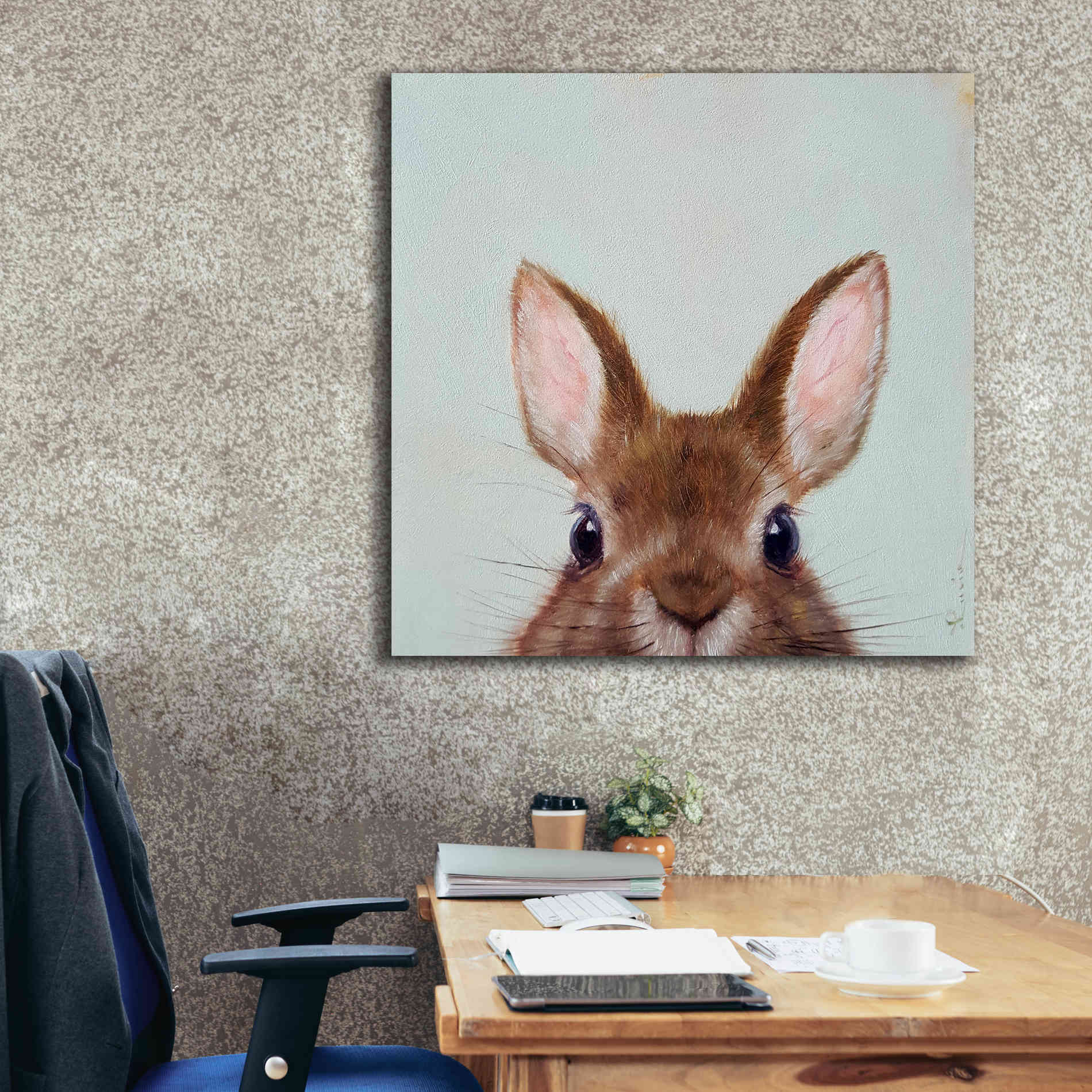 'Peek a Boo' by Lucia Heffernan, Canvas Wall Art,37x37